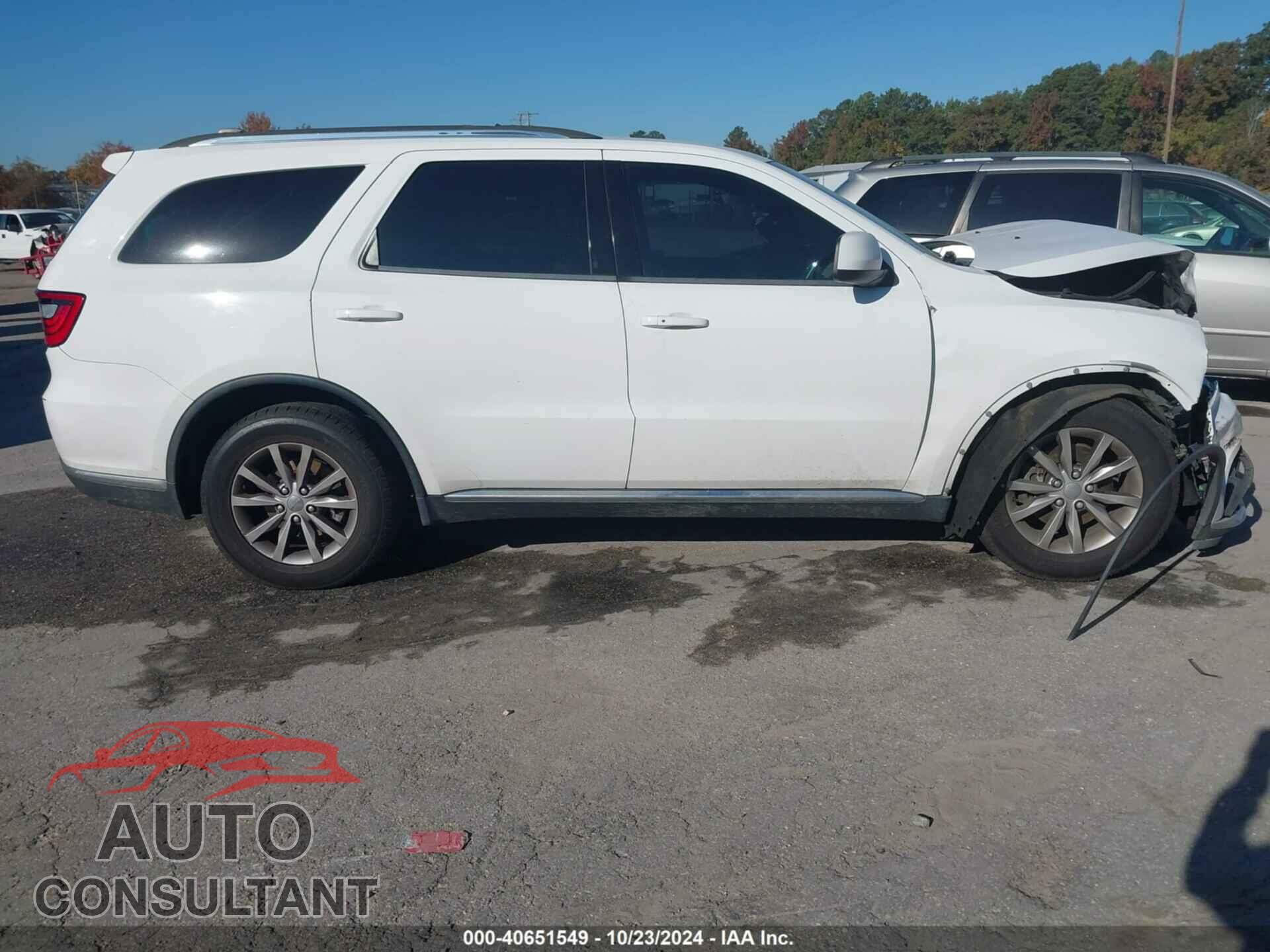 DODGE DURANGO 2017 - 1C4RDHAG0HC805769