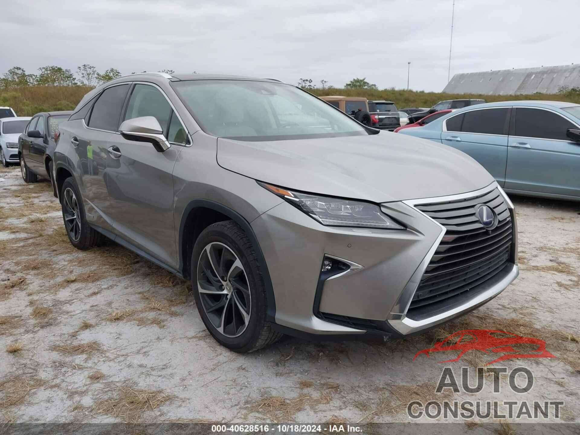 LEXUS RX 450H 2017 - 2T2BGMCA0HC010119