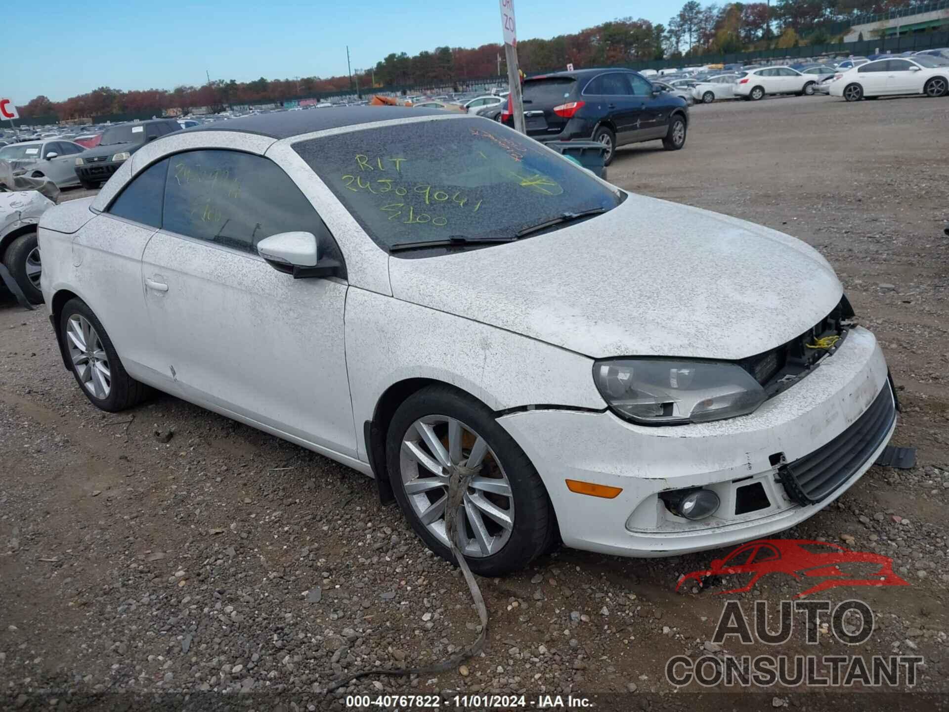 VOLKSWAGEN EOS 2013 - WVWBW8AHXDV005502