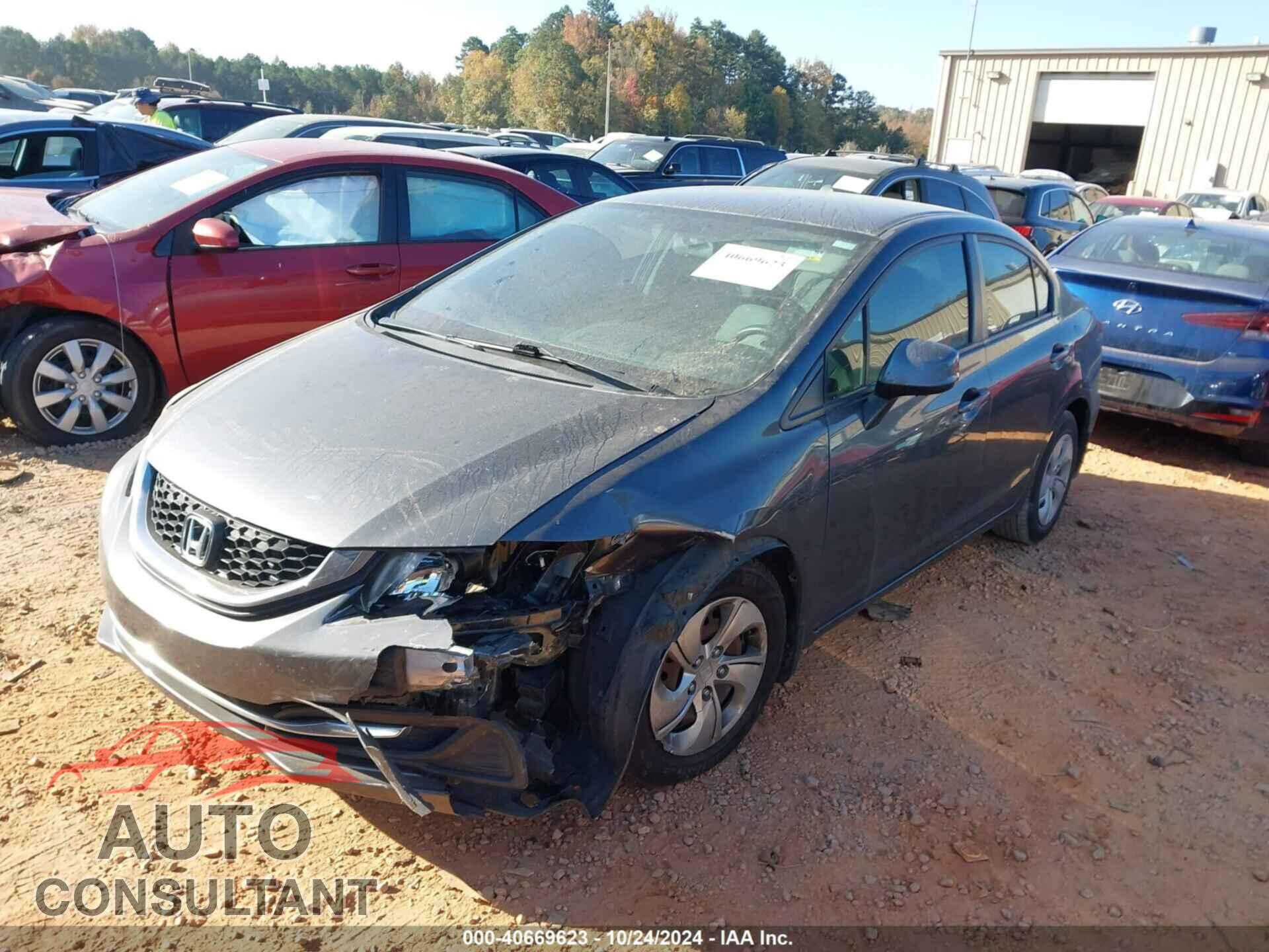 HONDA CIVIC 2013 - 2HGFB2F55DH567357