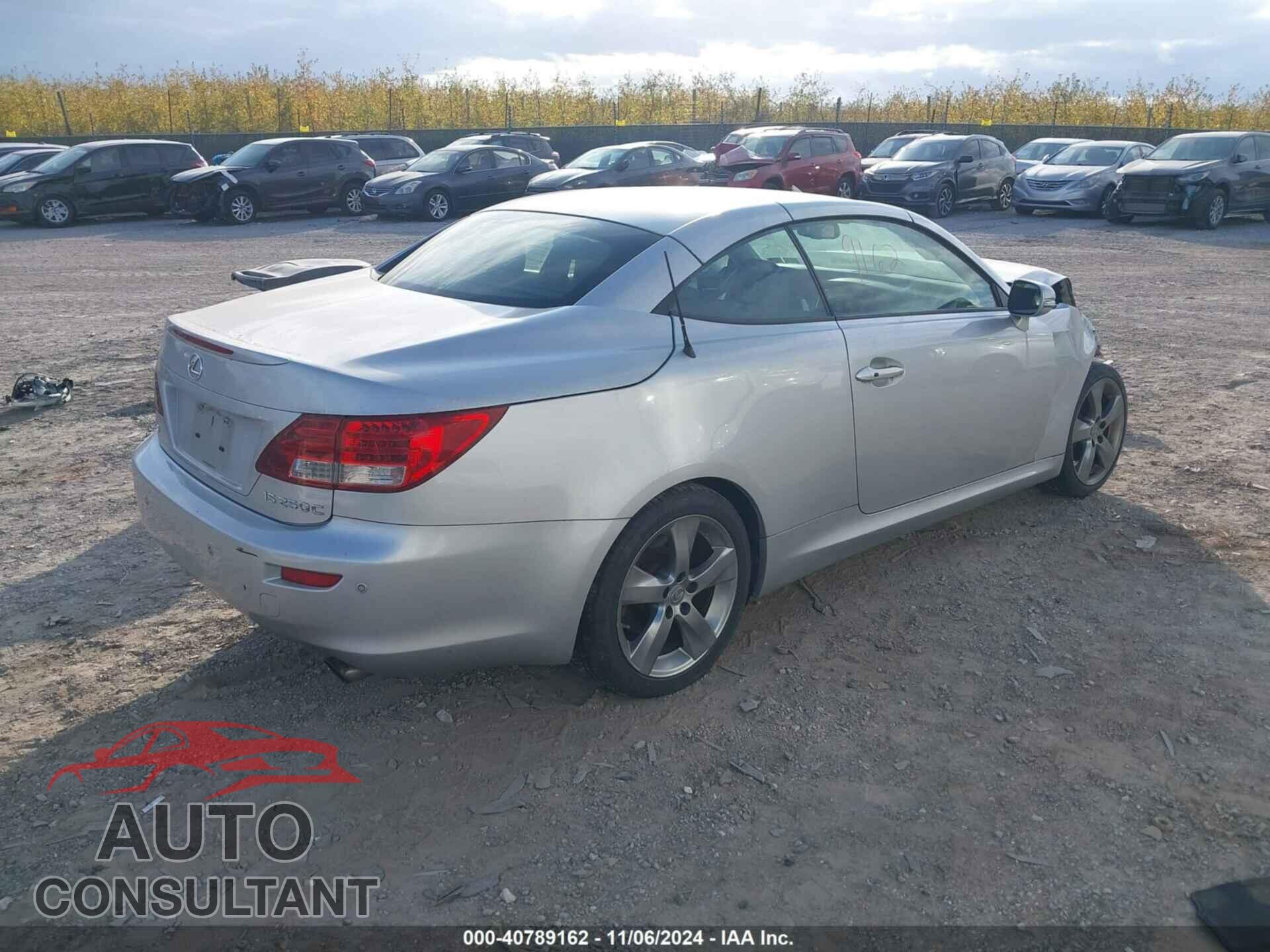 LEXUS IS 250C 2010 - JTHFF2C29A2513608