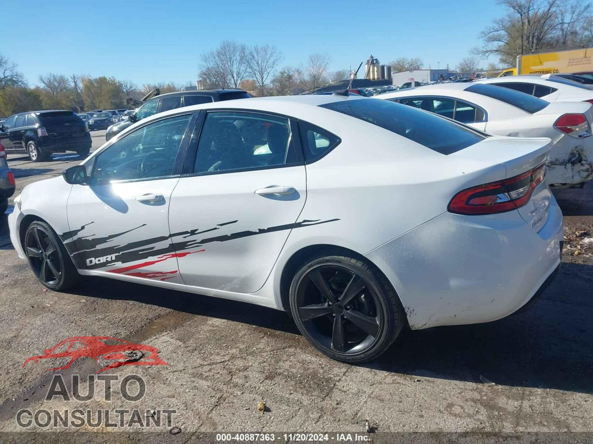DODGE DART 2015 - 1C3CDFBB2FD344650