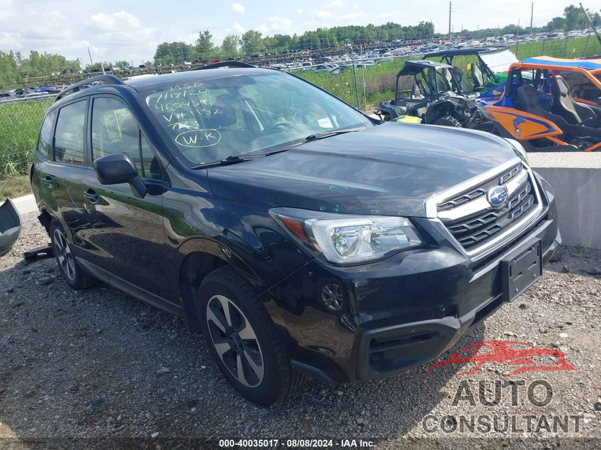 SUBARU FORESTER 2017 - JF2SJABC8HH581152