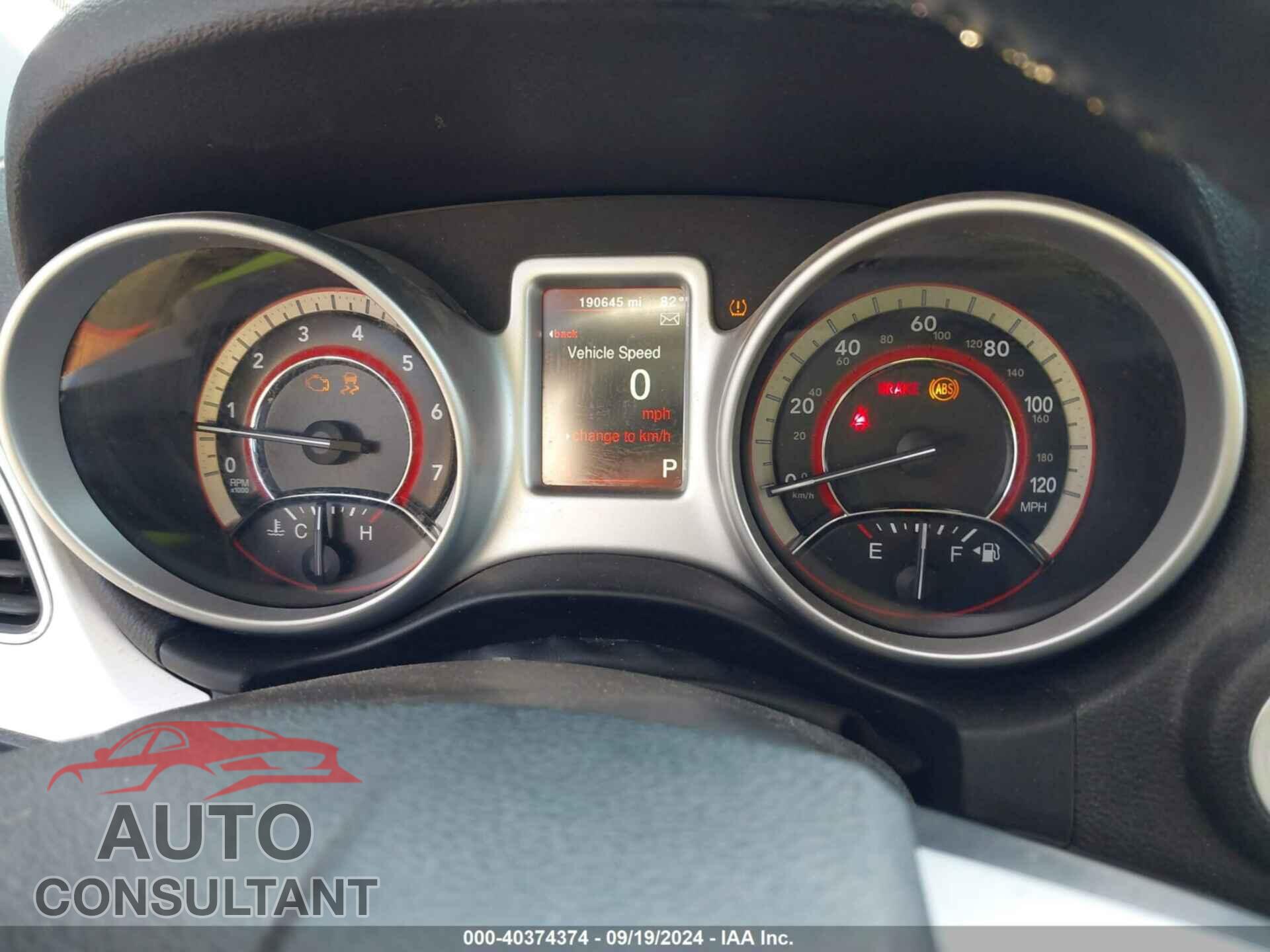 DODGE JOURNEY 2019 - 3C4PDCBB7KT856808