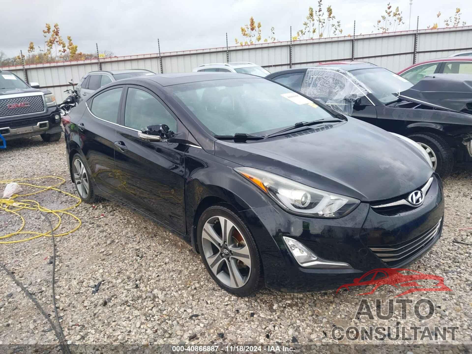 HYUNDAI ELANTRA 2015 - KMHDH4AH5FU453887