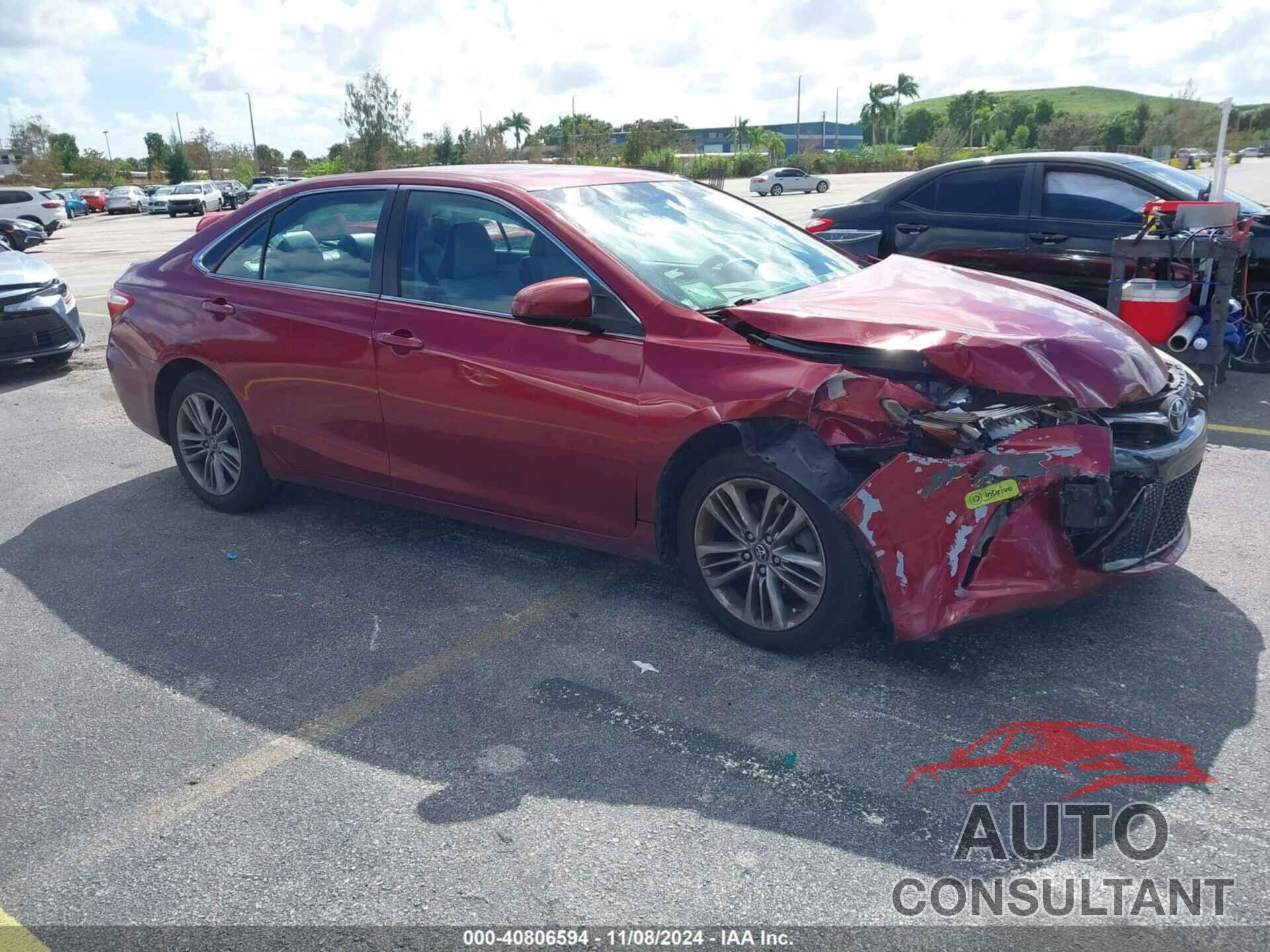 TOYOTA CAMRY 2016 - 4T1BF1FK0GU602255
