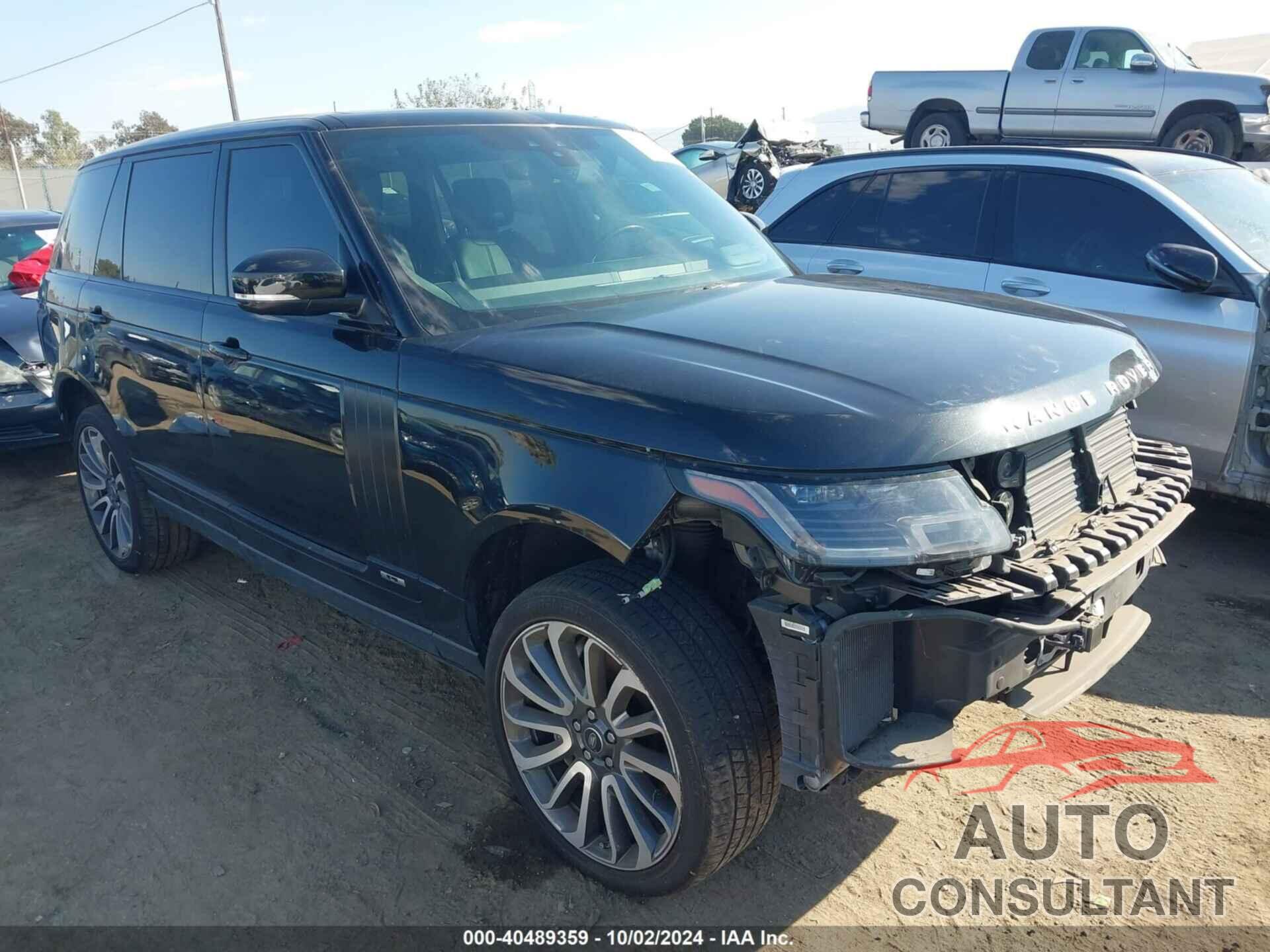 LAND ROVER RANGE ROVER 2018 - SALGS5RE3JA381688