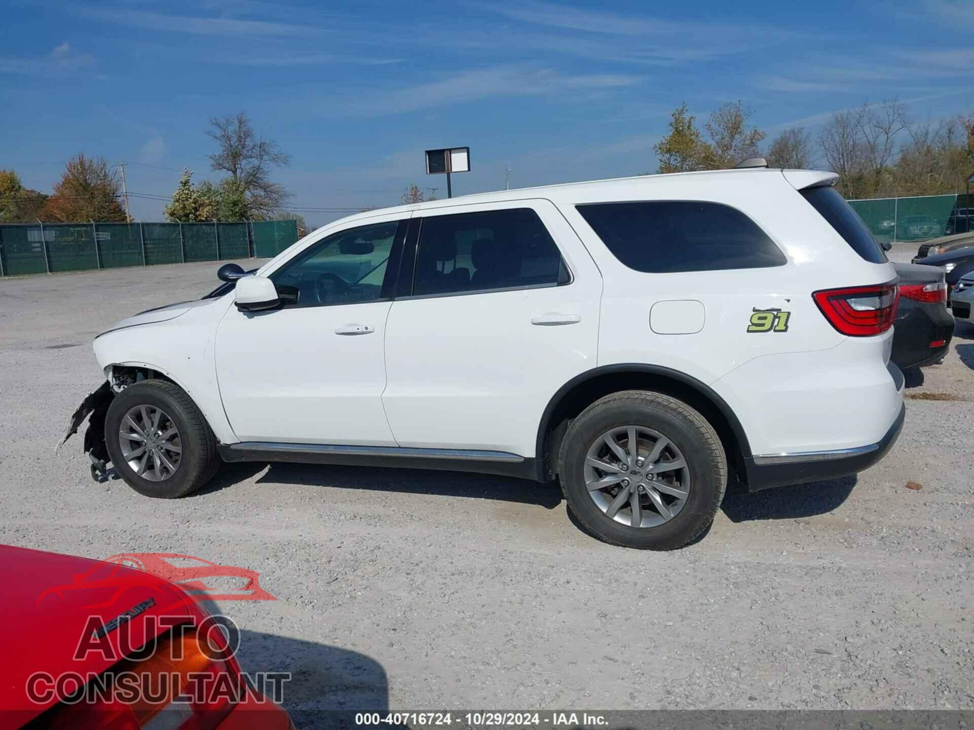 DODGE DURANGO 2018 - 1C4RDJFG9JC330855