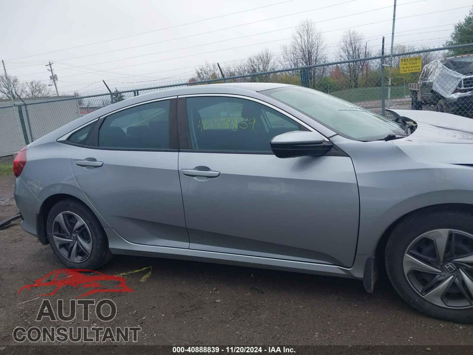 HONDA CIVIC 2019 - 2HGFC2F66KH593937