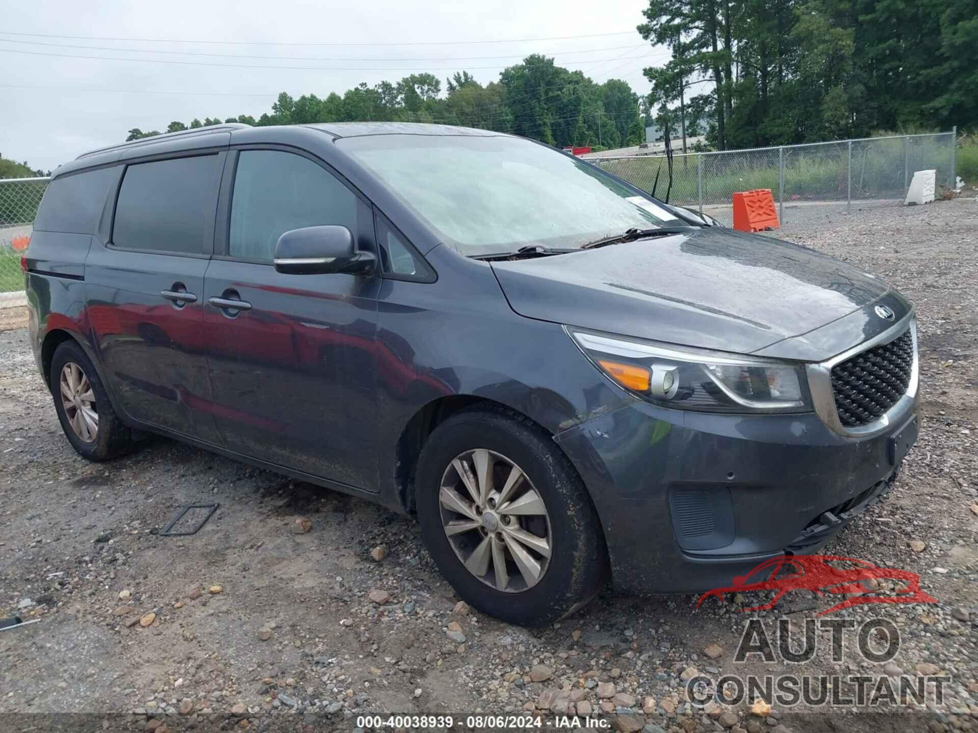 KIA SEDONA 2017 - KNDMB5C14H6240285