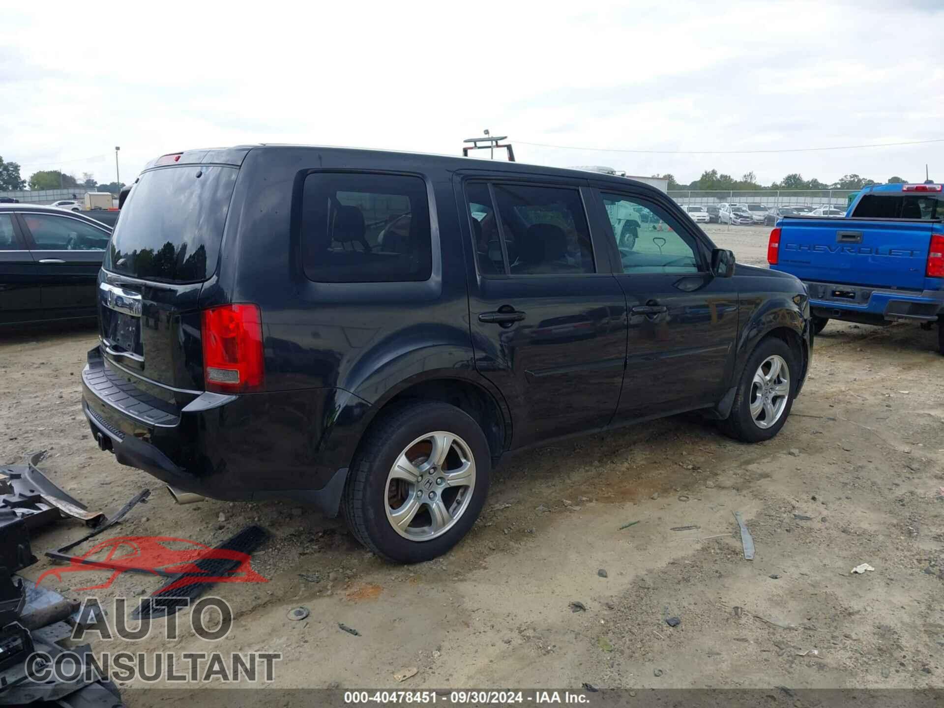 HONDA PILOT 2013 - 5FNYF3H54DB042486