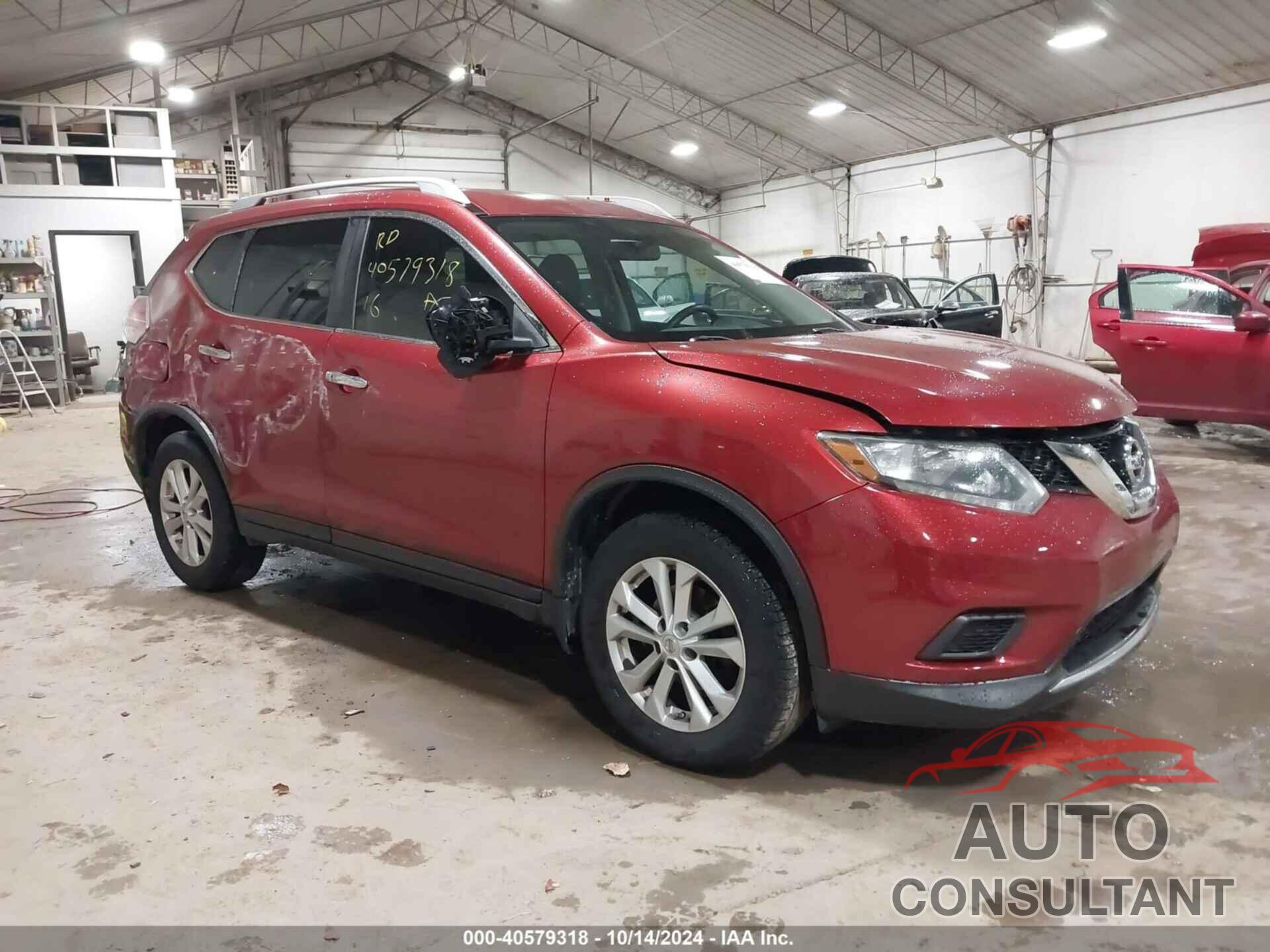 NISSAN ROGUE 2016 - KNMAT2MT7GP626237