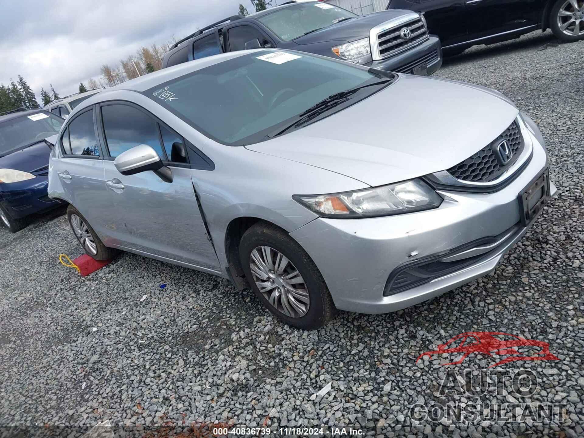 HONDA CIVIC 2014 - 19XFB2F52EE226641