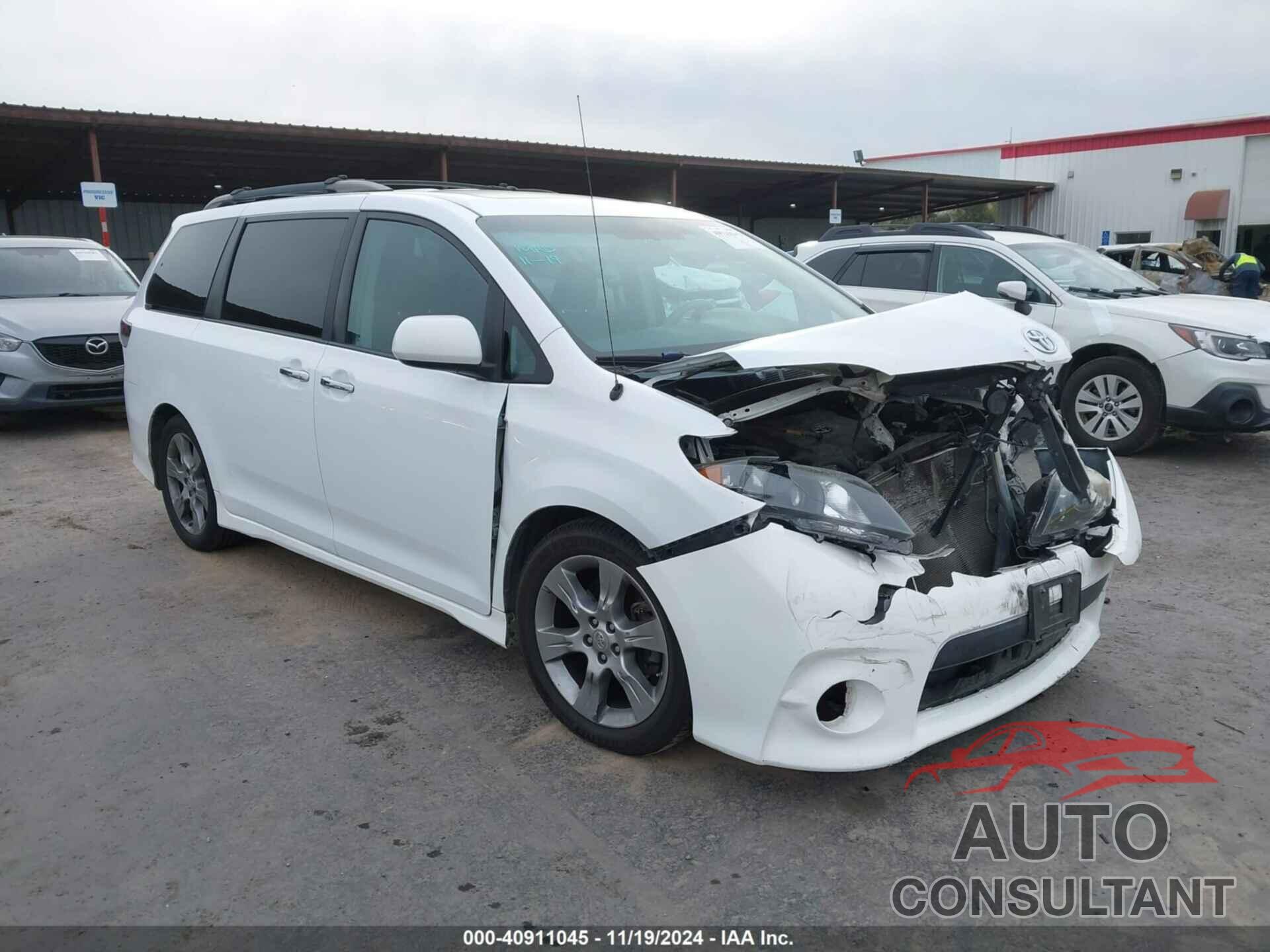 TOYOTA SIENNA 2013 - 5TDXK3DC0DS347409