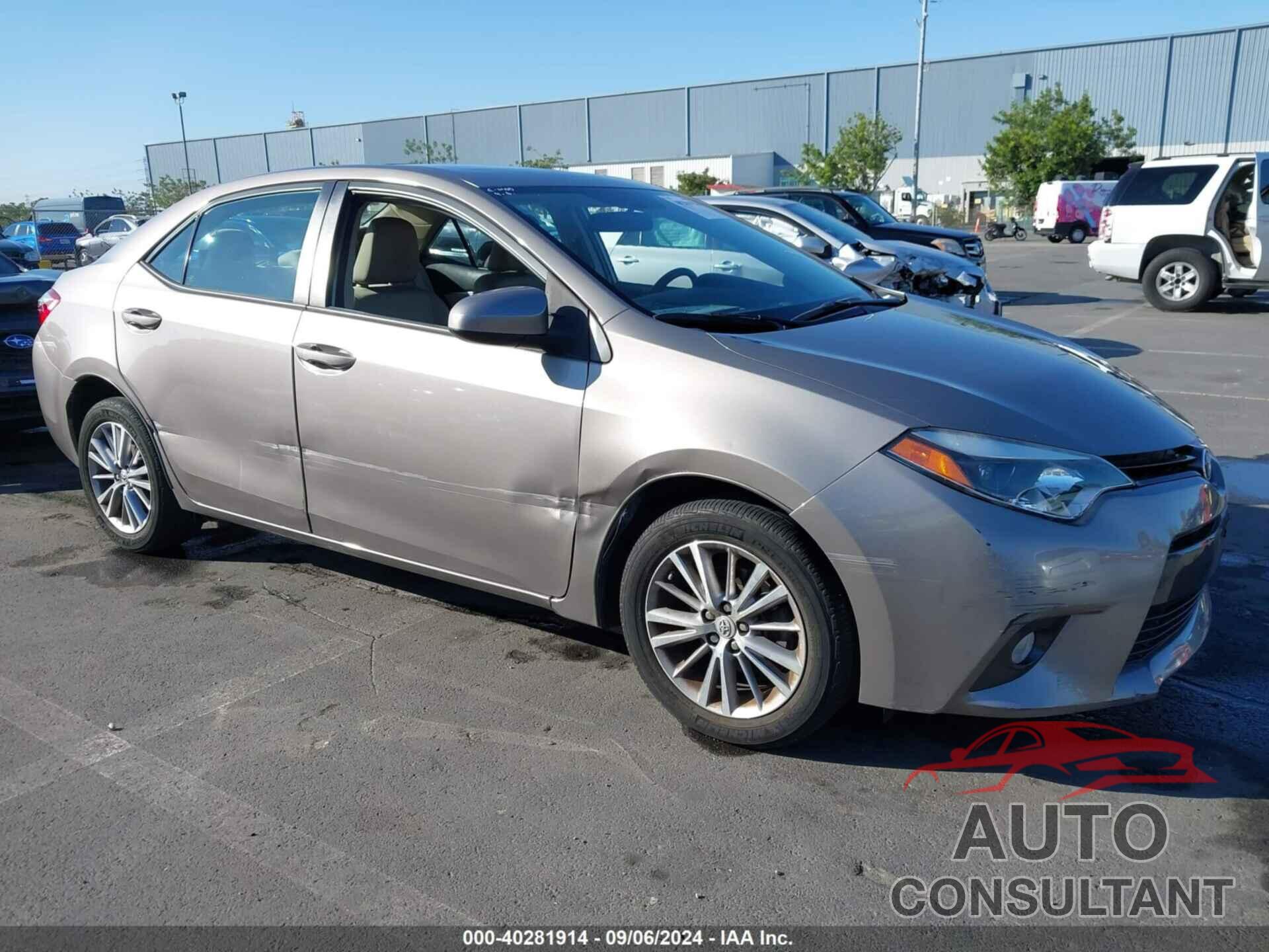 TOYOTA COROLLA 2016 - 5YFBURHE0GP450829