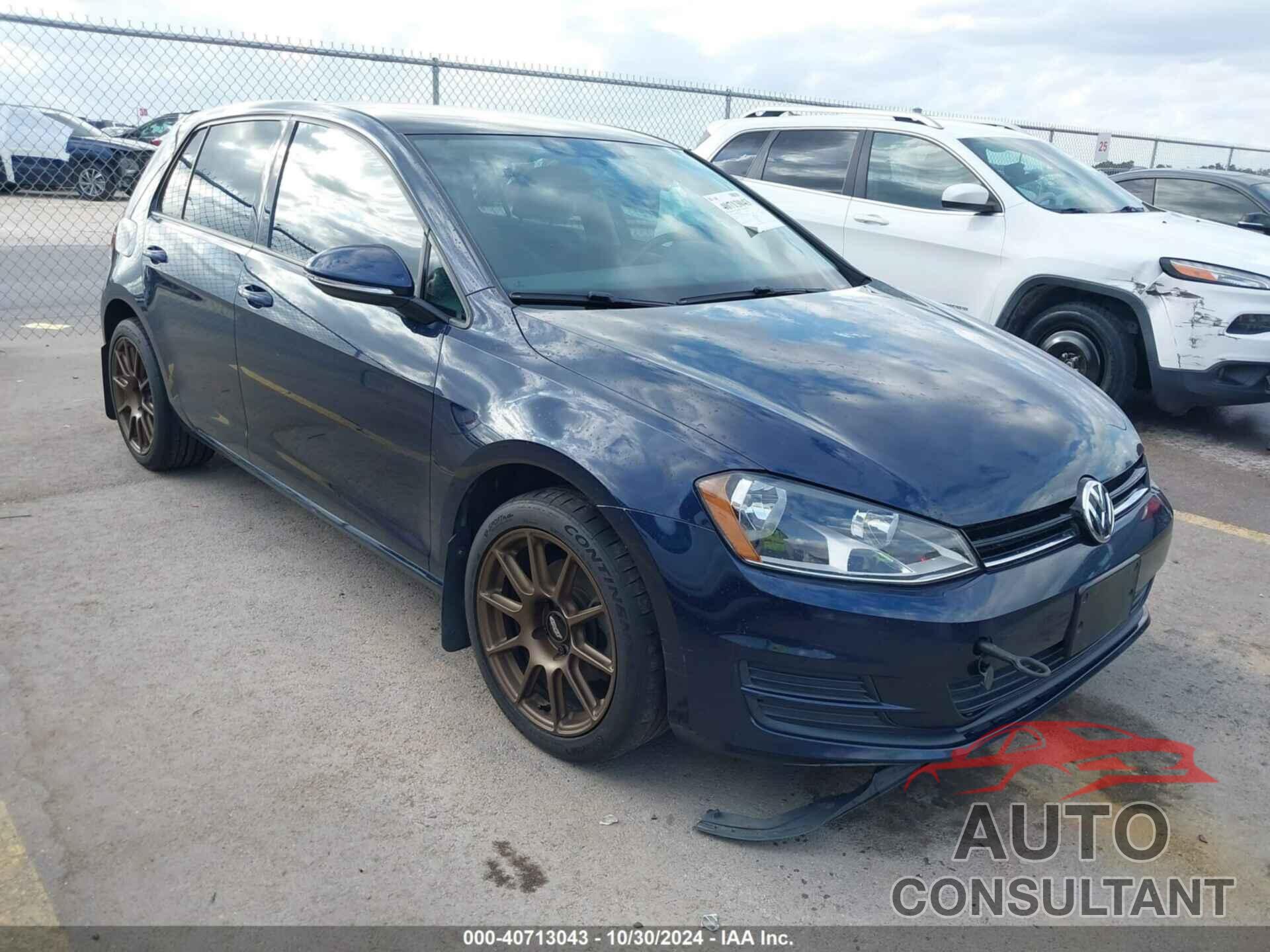 VOLKSWAGEN GOLF 2016 - 3VW117AU0GM039946