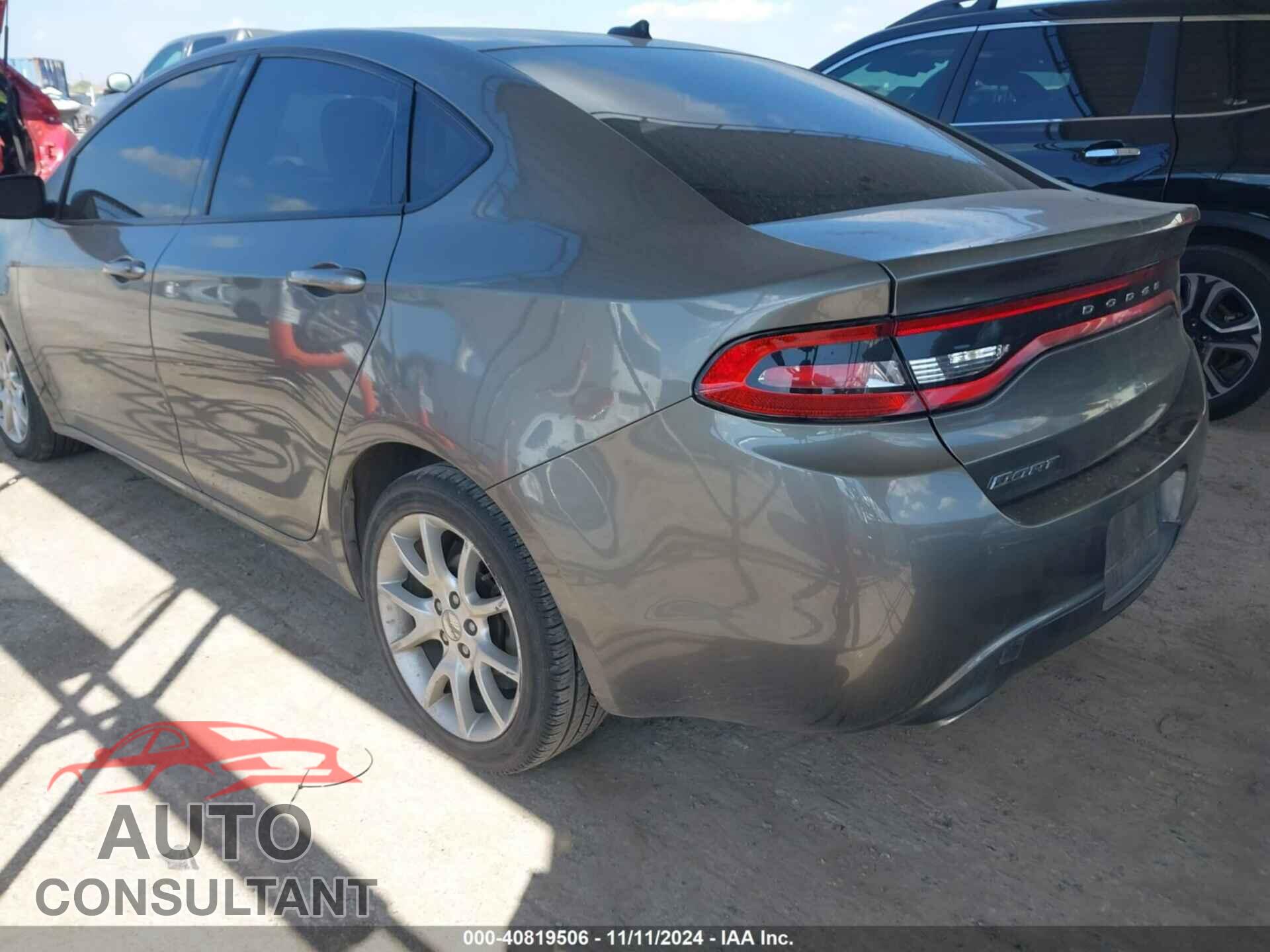 DODGE DART 2013 - 1C3CDFBA3DD310317