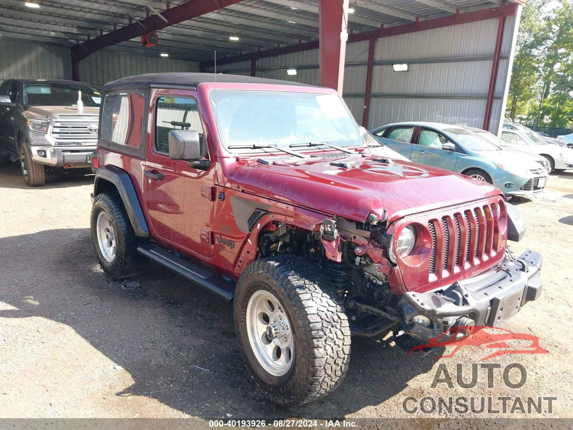 JEEP WRANGLER 2021 - 1C4GJXAN1MW726791