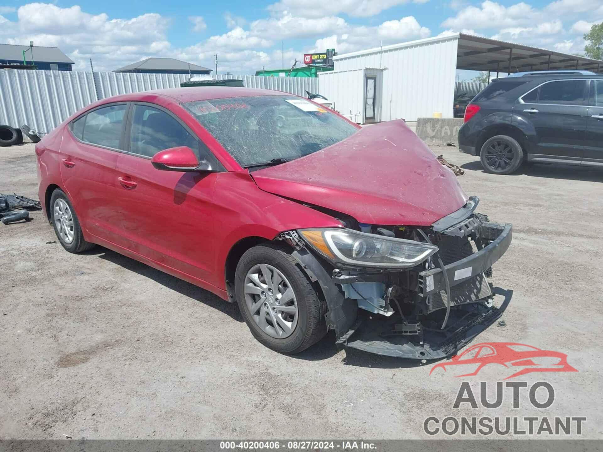 HYUNDAI ELANTRA 2017 - 5NPD74LF0HH212576