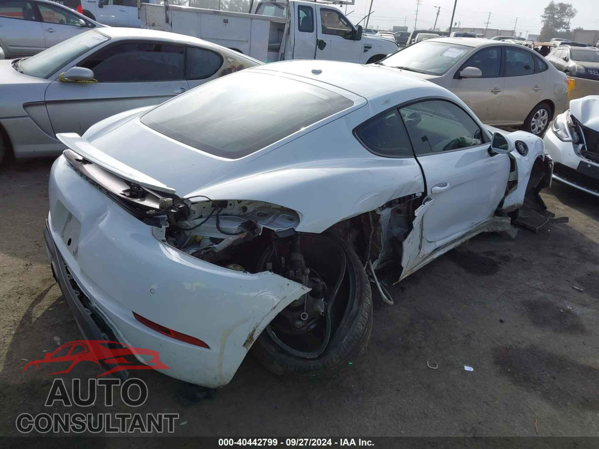 PORSCHE CAYMAN 2017 - WP0AA2A84HS270771