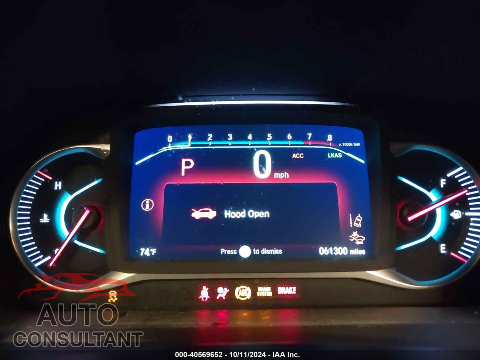 HONDA PILOT 2021 - 5FNYF6H92MB044337