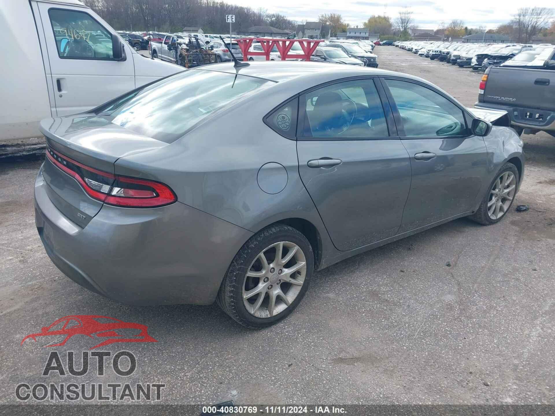 DODGE DART 2013 - 1C3CDFBA1DD185916