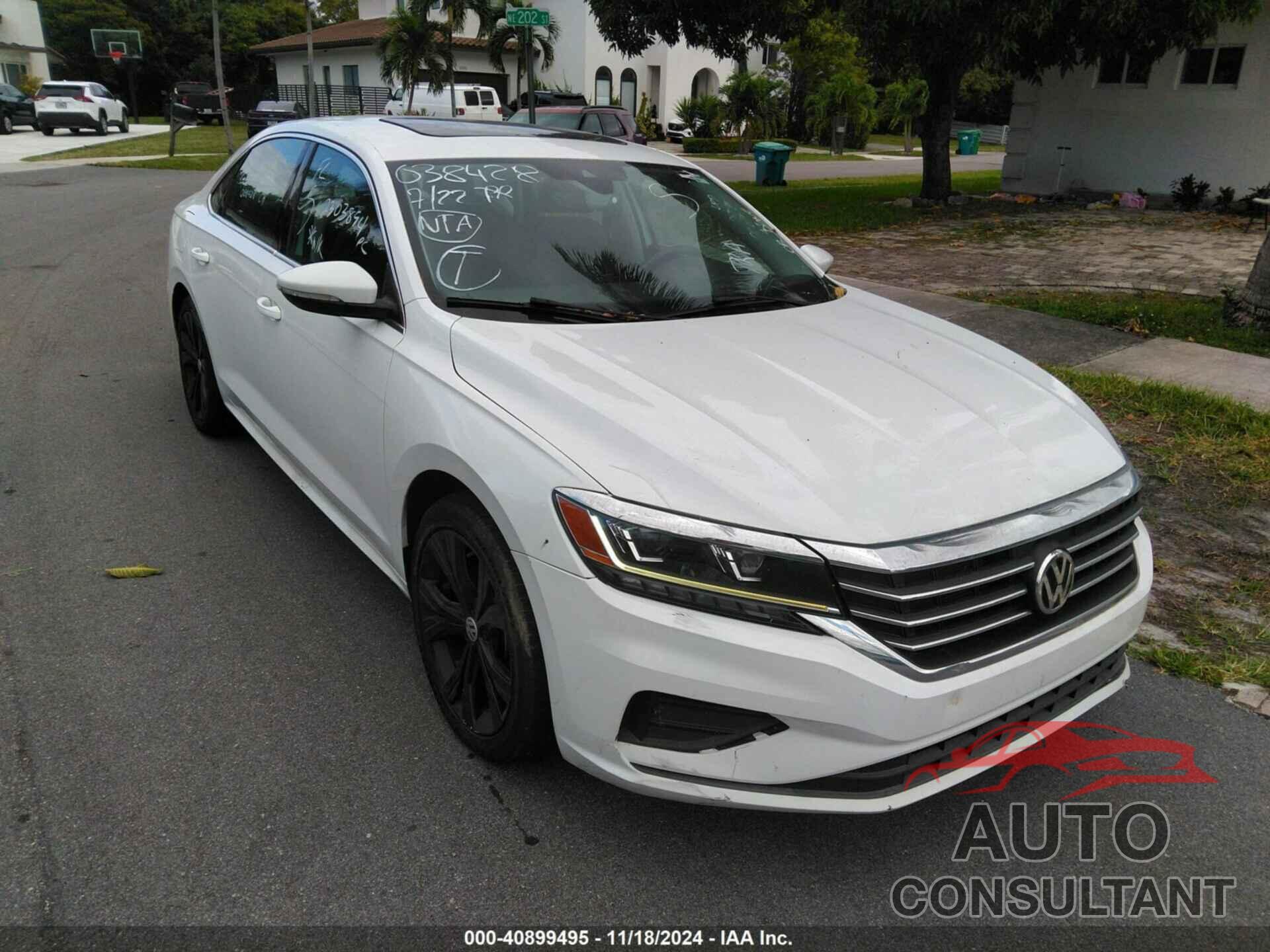 VOLKSWAGEN PASSAT 2021 - 1VWSA7A39MC008428