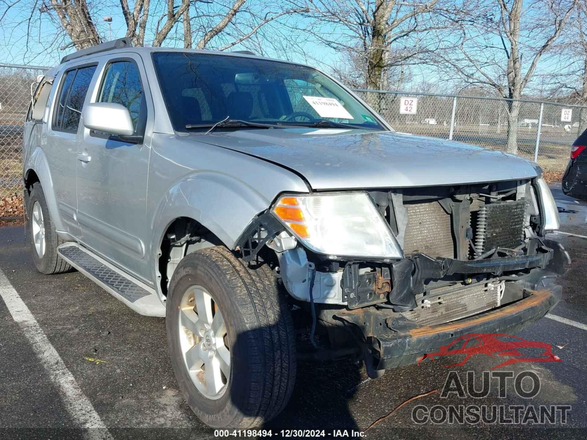NISSAN PATHFINDER 2012 - 5N1AR1NB6CC615659