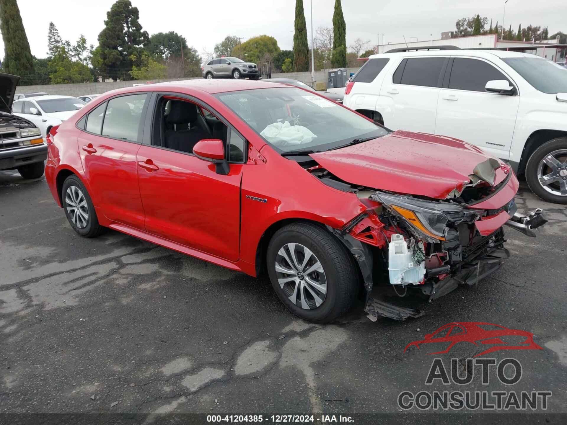 TOYOTA COROLLA 2020 - JTDEBRBE9LJ005290