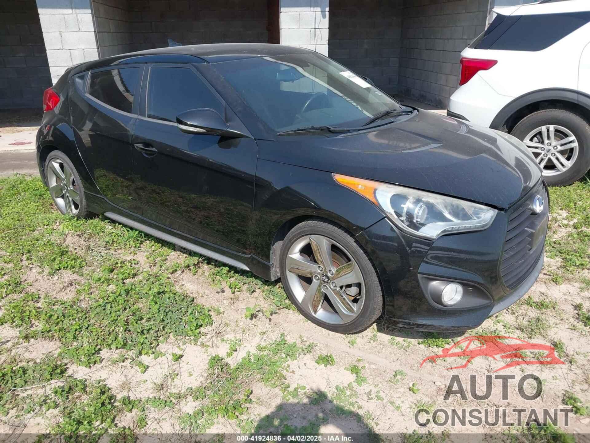 HYUNDAI VELOSTER 2013 - KMHTC6AE7DU124293