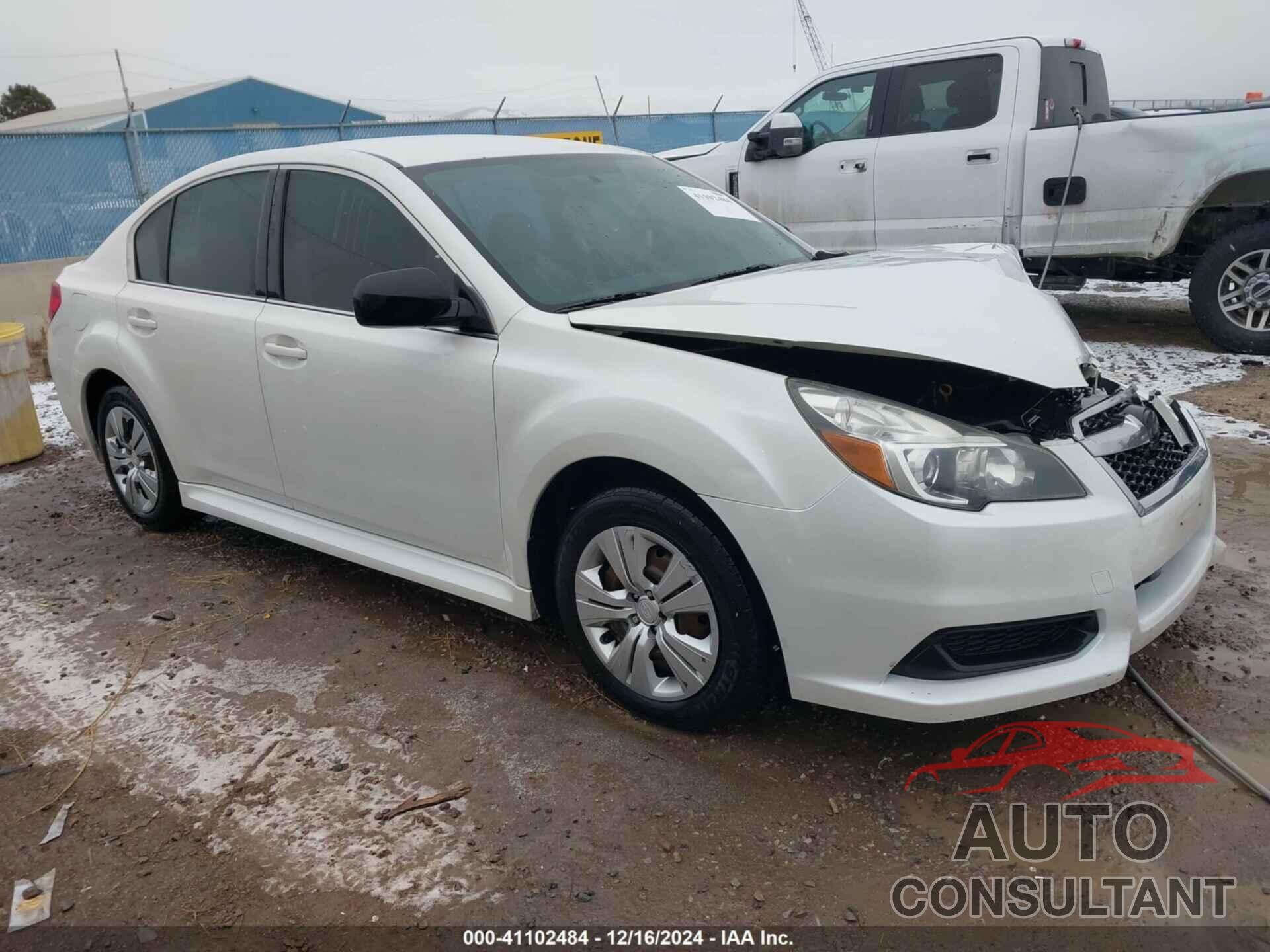 SUBARU LEGACY 2013 - 4S3BMBA67D3009441