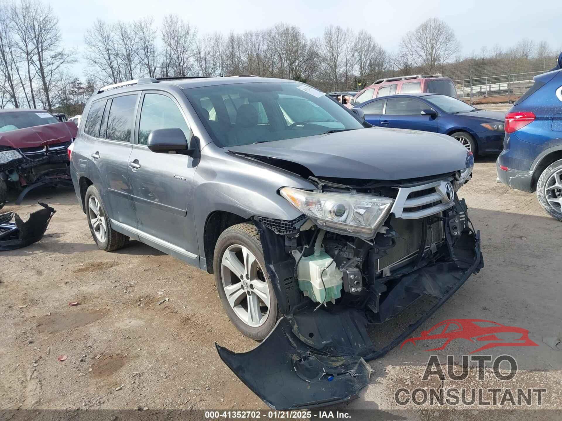 TOYOTA HIGHLANDER 2012 - 5TDDK3EH3CS099023