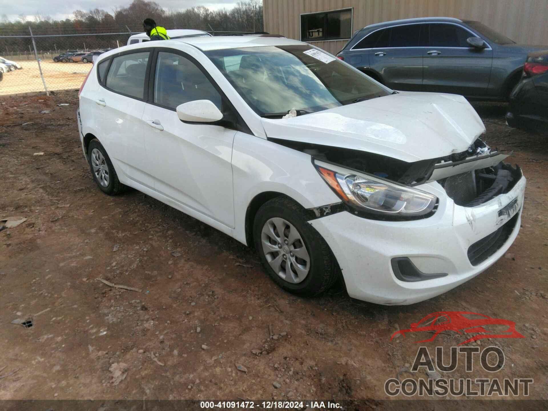 HYUNDAI ACCENT 2017 - KMHCT5AE6HU338935