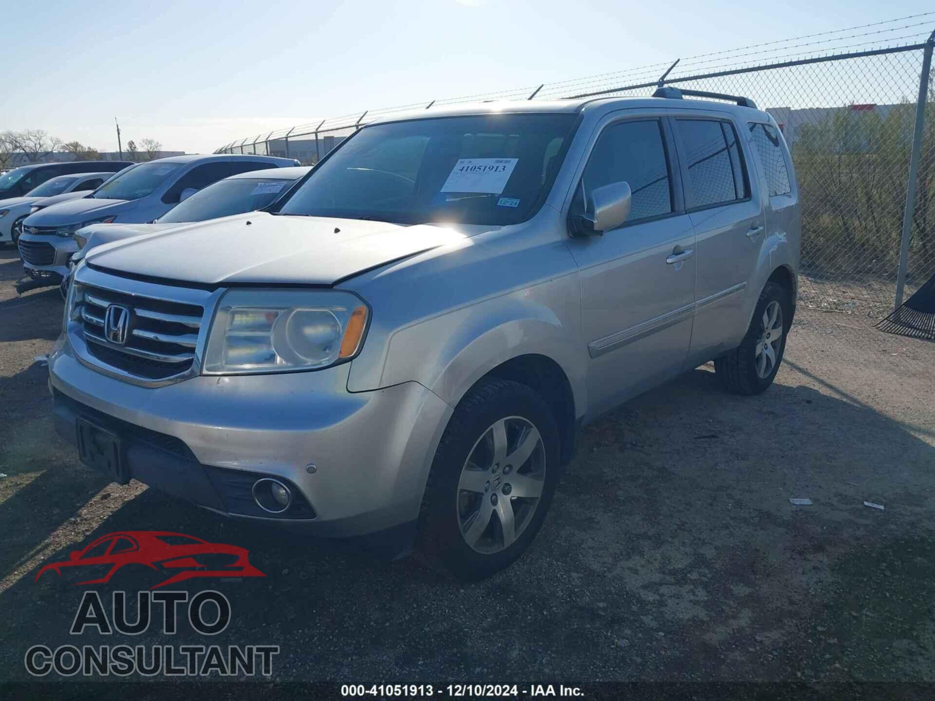 HONDA PILOT 2013 - 5FNYF3H92DB017444