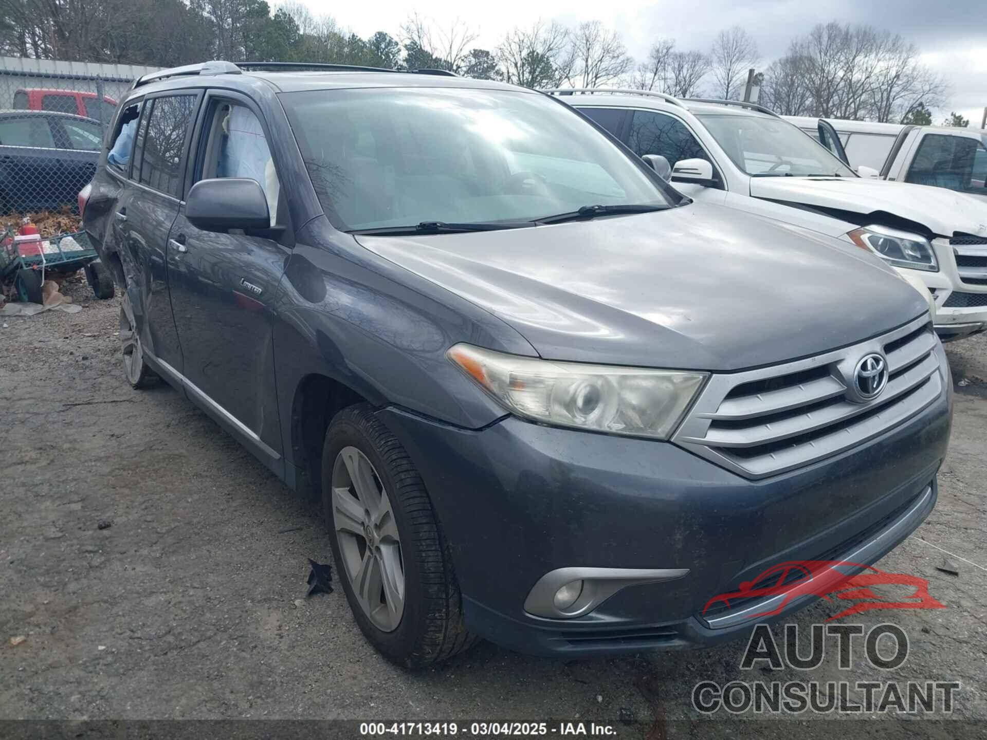 TOYOTA HIGHLANDER 2013 - 5TDYK3EH5DS142408