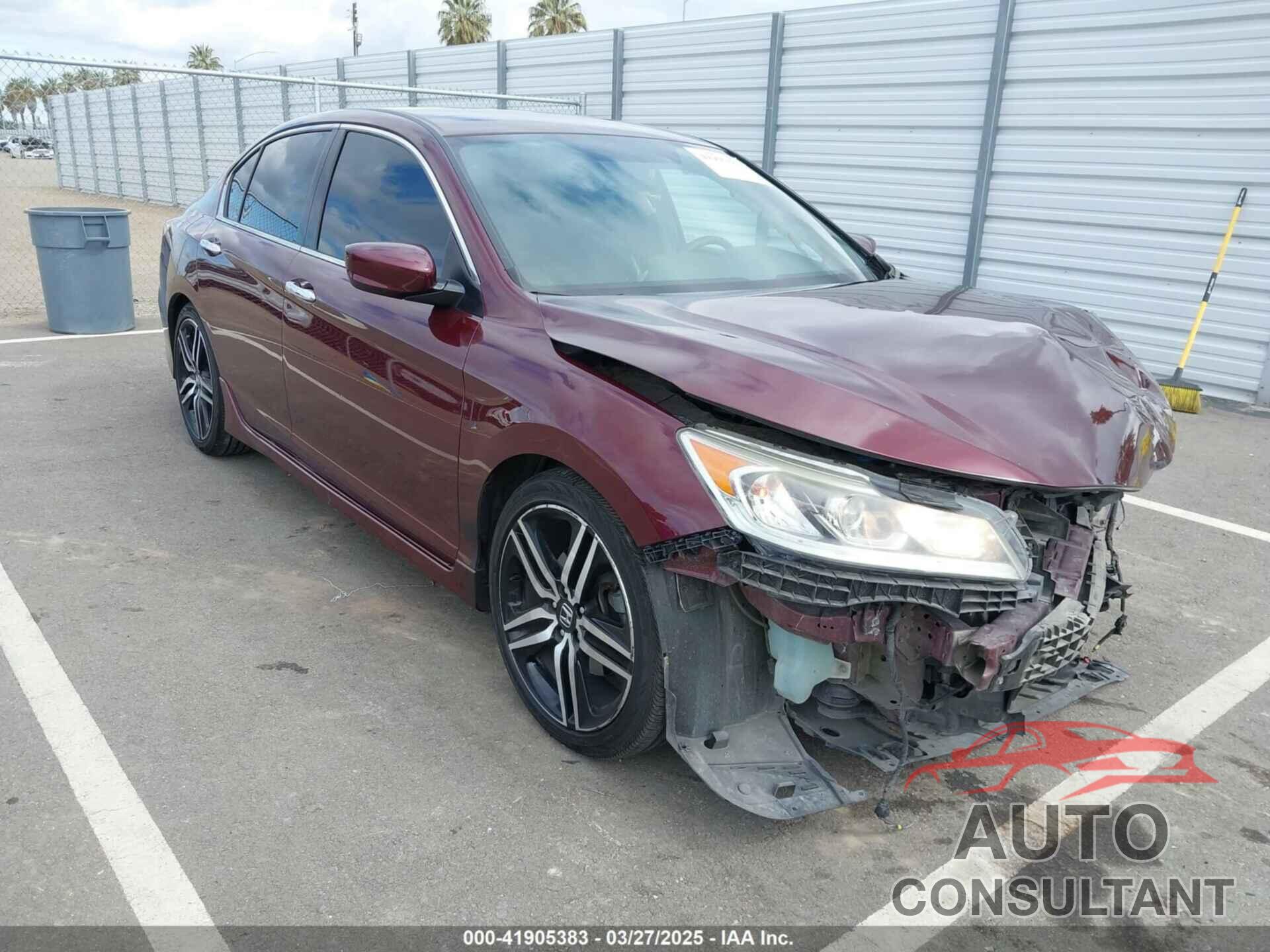 HONDA ACCORD 2017 - 1HGCR2F52HA116583