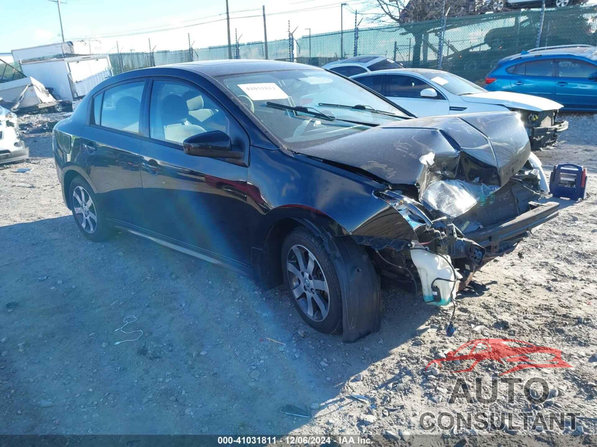 NISSAN SENTRA 2012 - 3N1AB6AP3CL776288