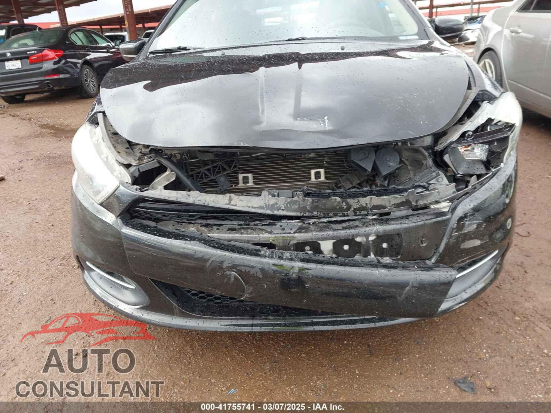 DODGE DART 2015 - 1C3CDFBB1FD252073