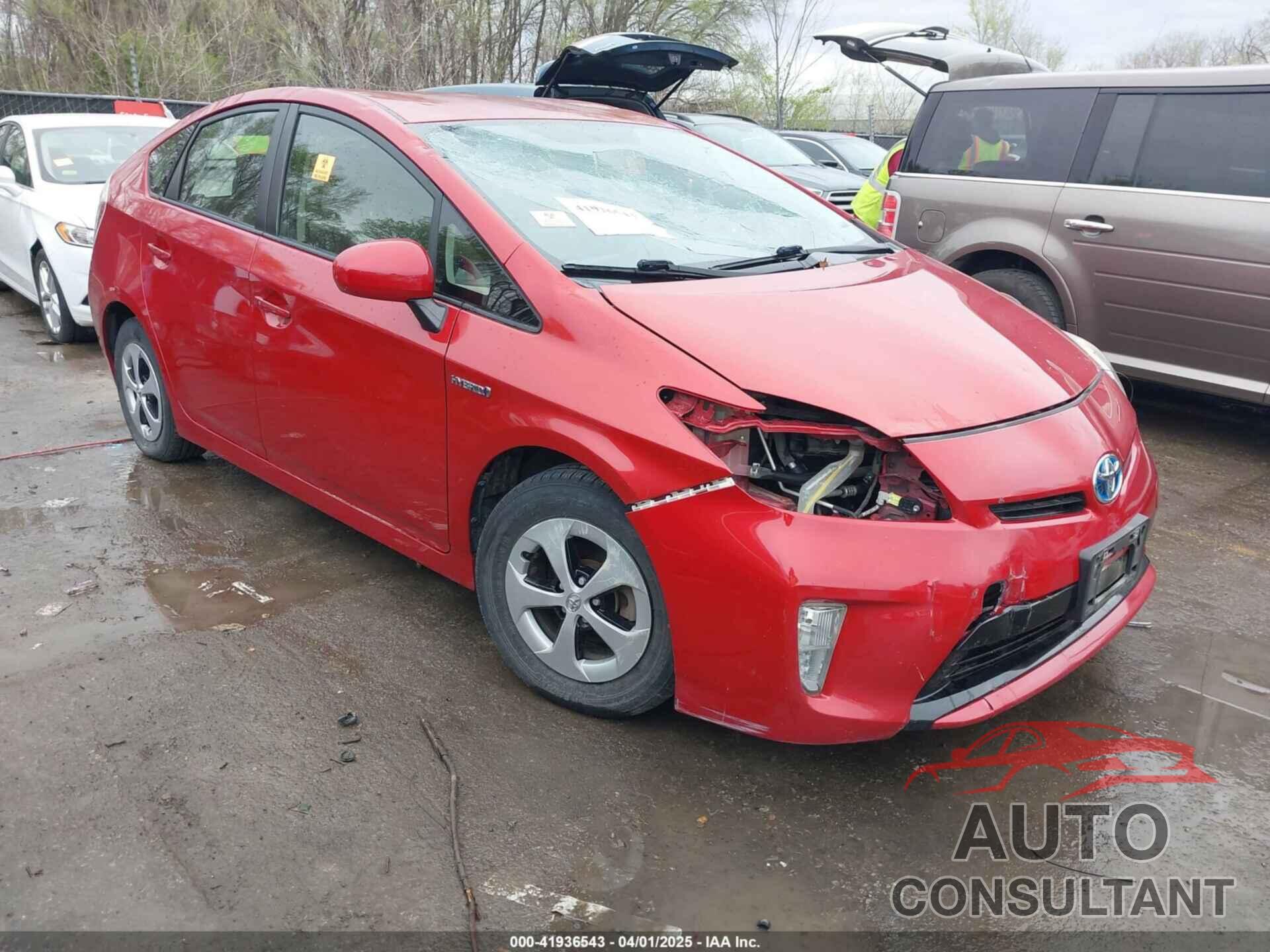 TOYOTA PRIUS 2014 - JTDKN3DU7E1832736