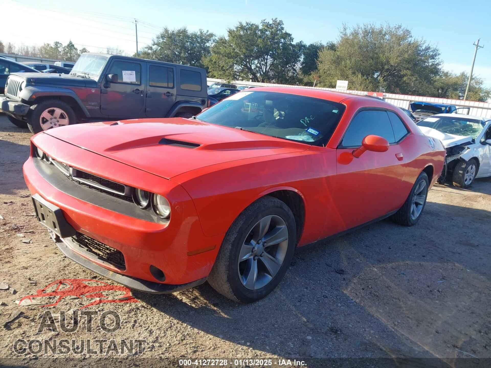 DODGE CHALLENGER 2016 - 2C3CDZAGXGH306876