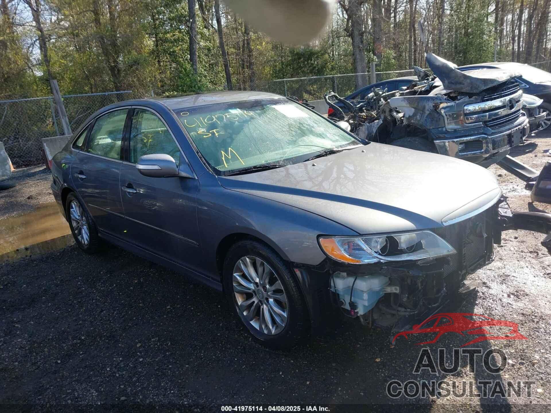 HYUNDAI AZERA 2011 - KMHFC4DF4BA559227