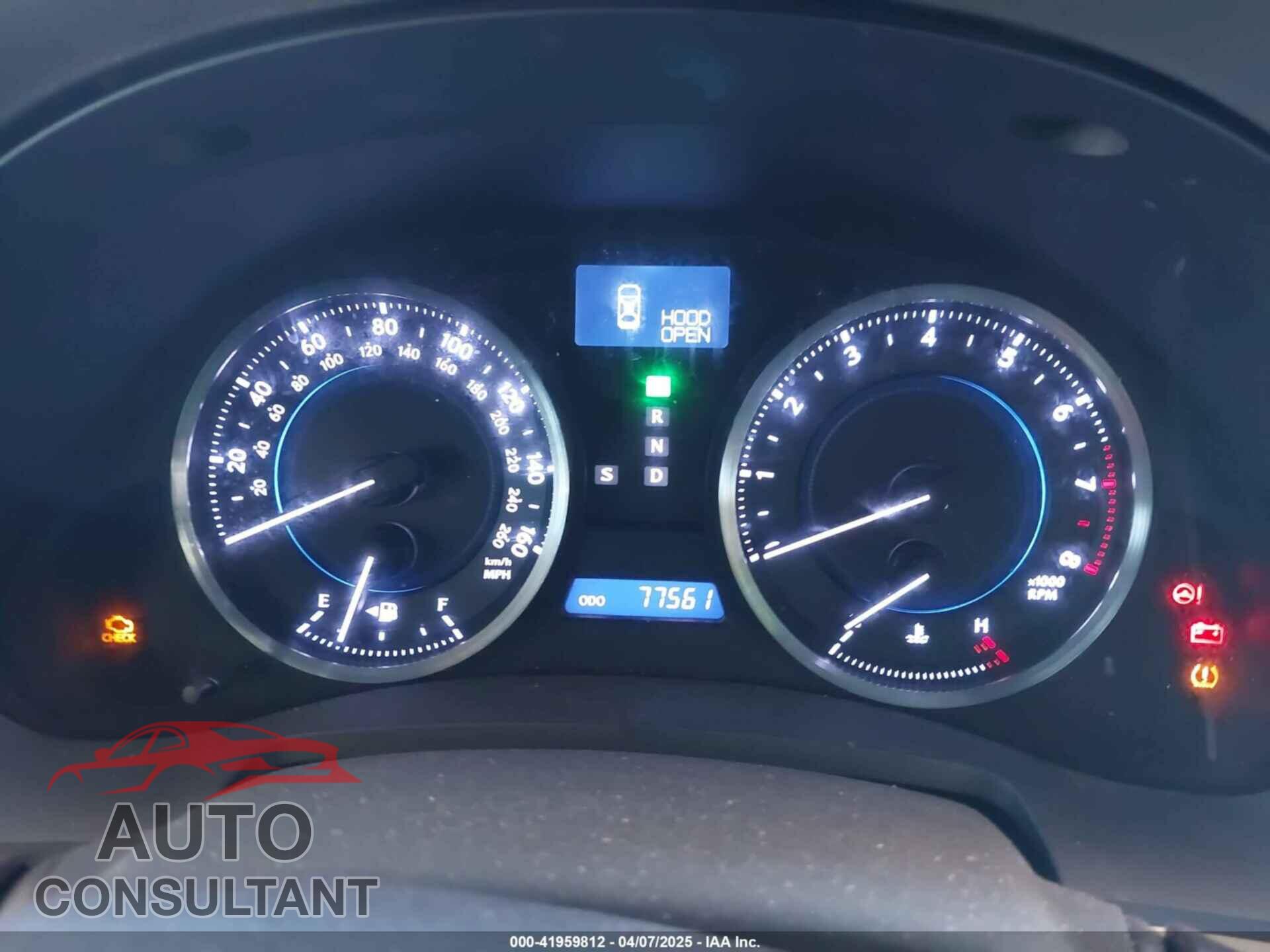 LEXUS IS 250 2012 - JTHCF5C28C5054366