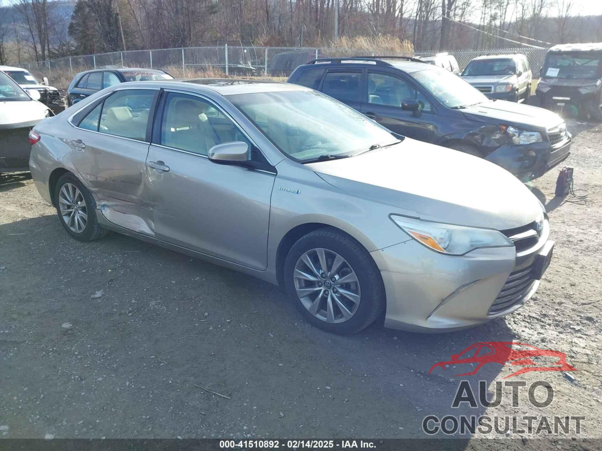 TOYOTA CAMRY HYBRID 2017 - 4T1BD1FK5HU201467