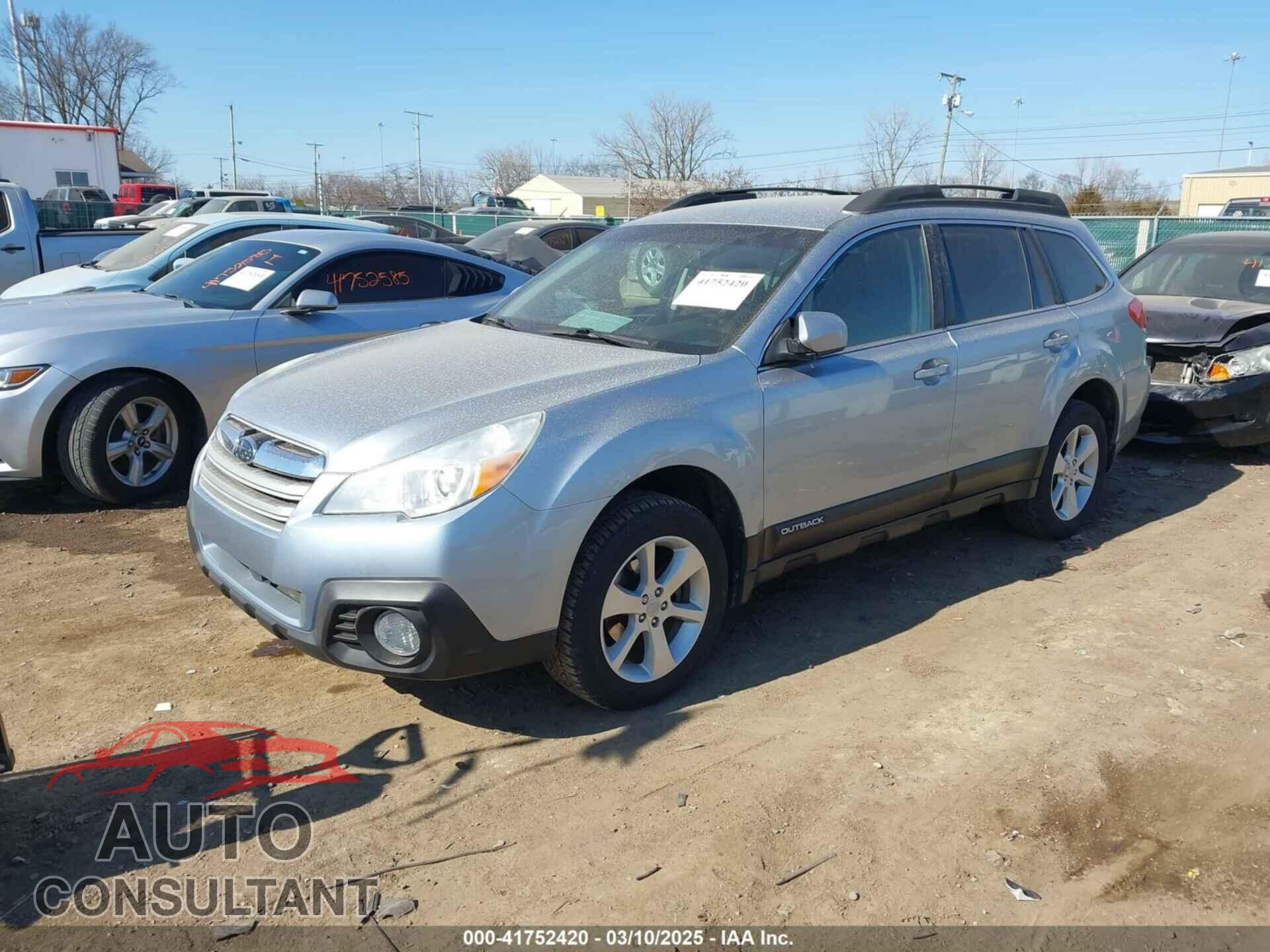 SUBARU OUTBACK 2013 - 4S4BRCCC9D3280362