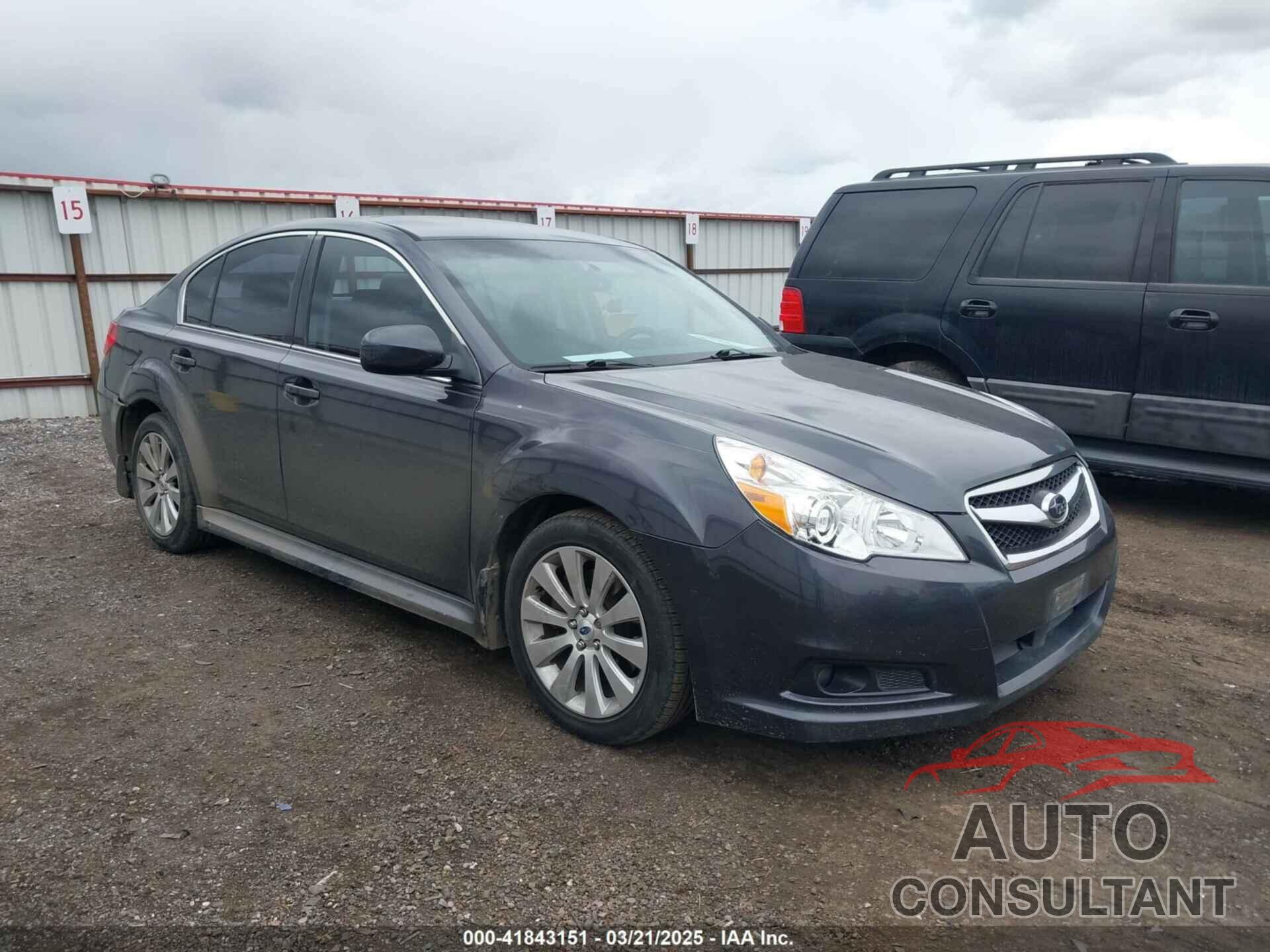 SUBARU LEGACY 2012 - 4S3BMDL63C2019218
