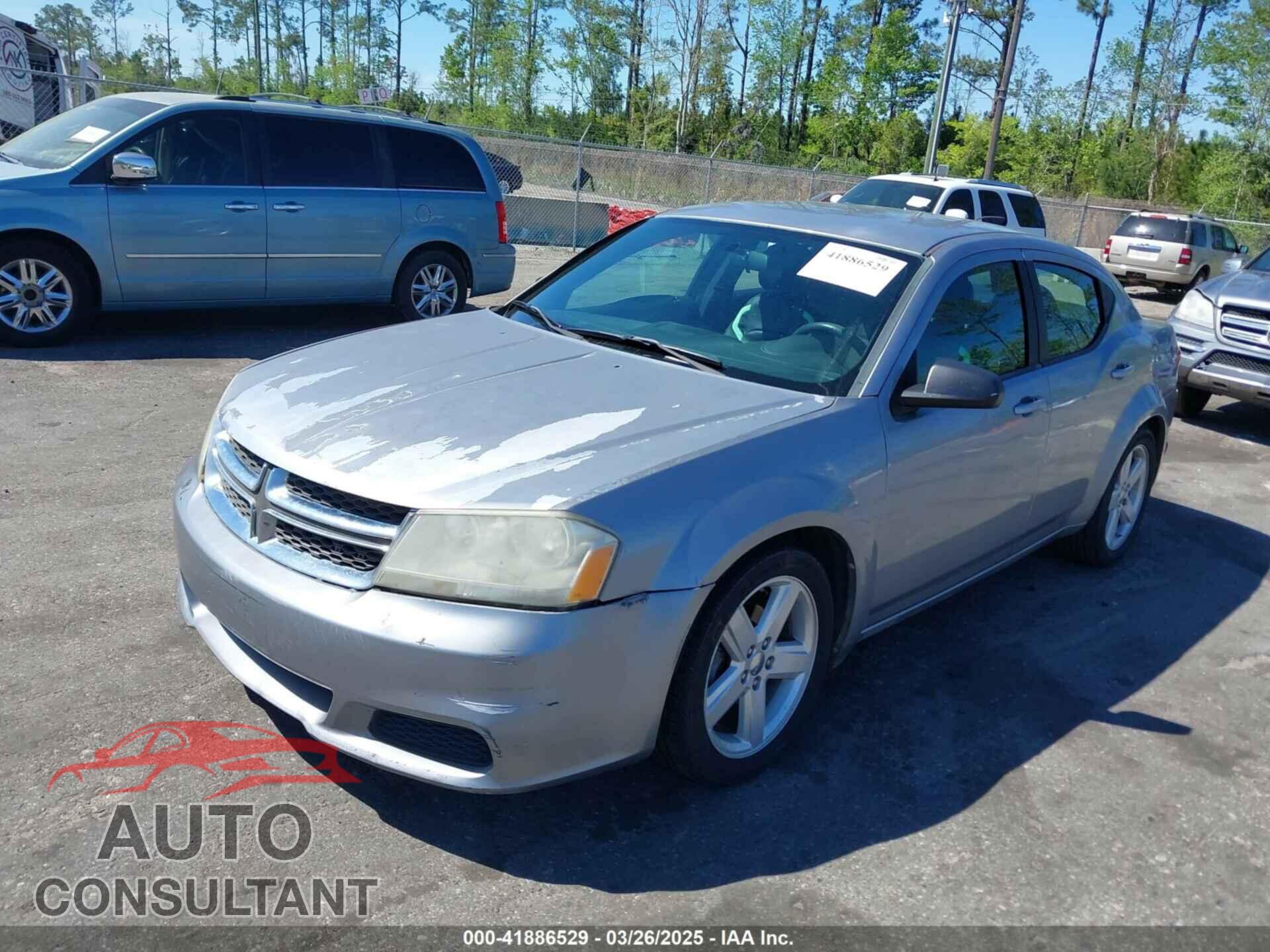 DODGE AVENGER 2013 - 1C3CDZAB4DN661517