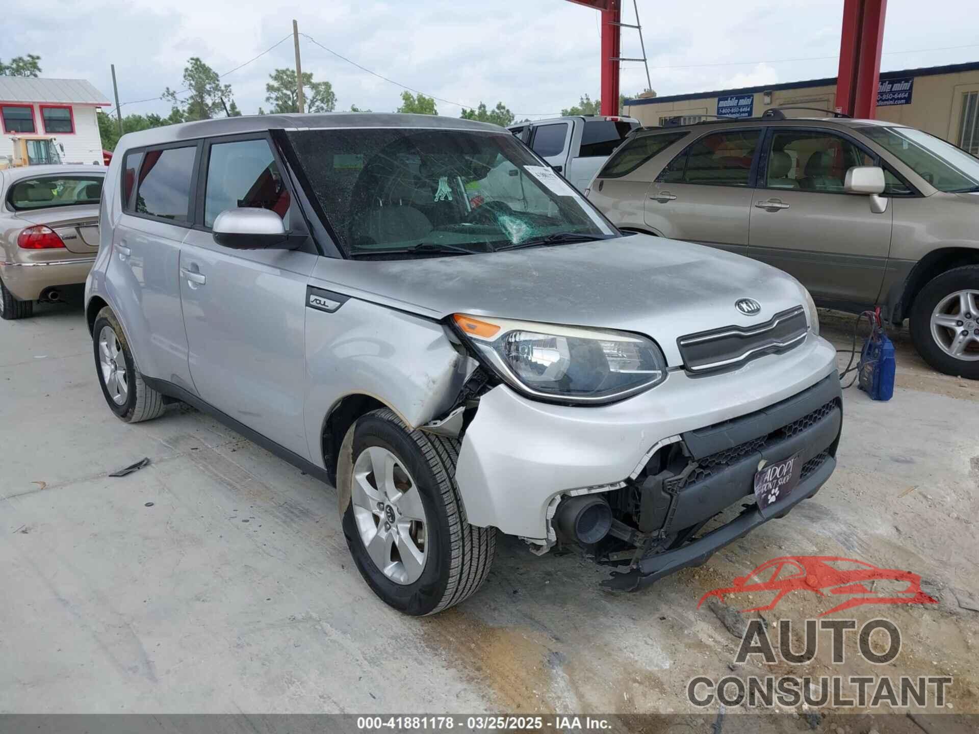 KIA SOUL 2017 - KNDJN2A29H7493925