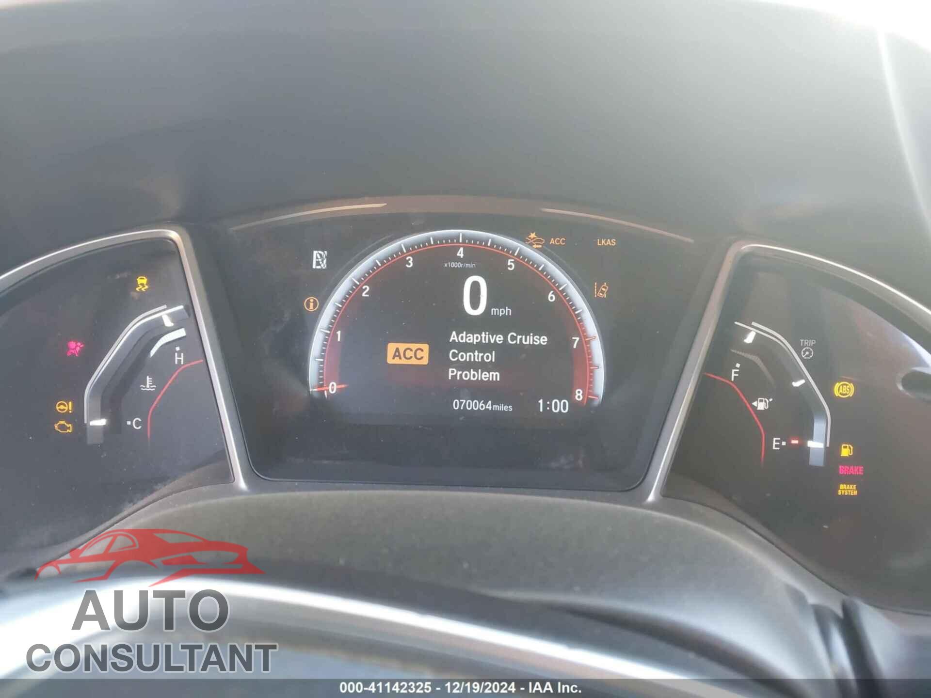 HONDA CIVIC 2019 - 2HGFC2F85KH548067