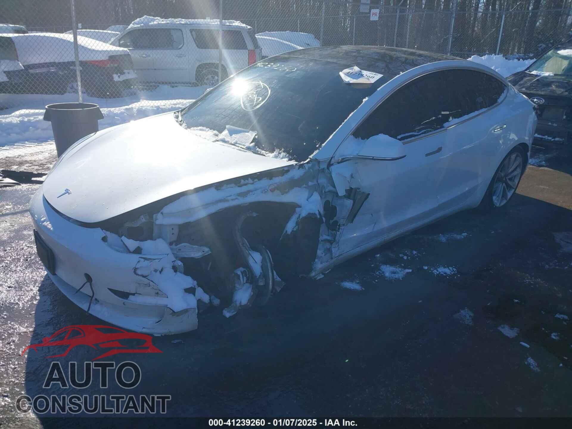 TESLA MODEL 3 2019 - 5YJ3E1EB9KF487072