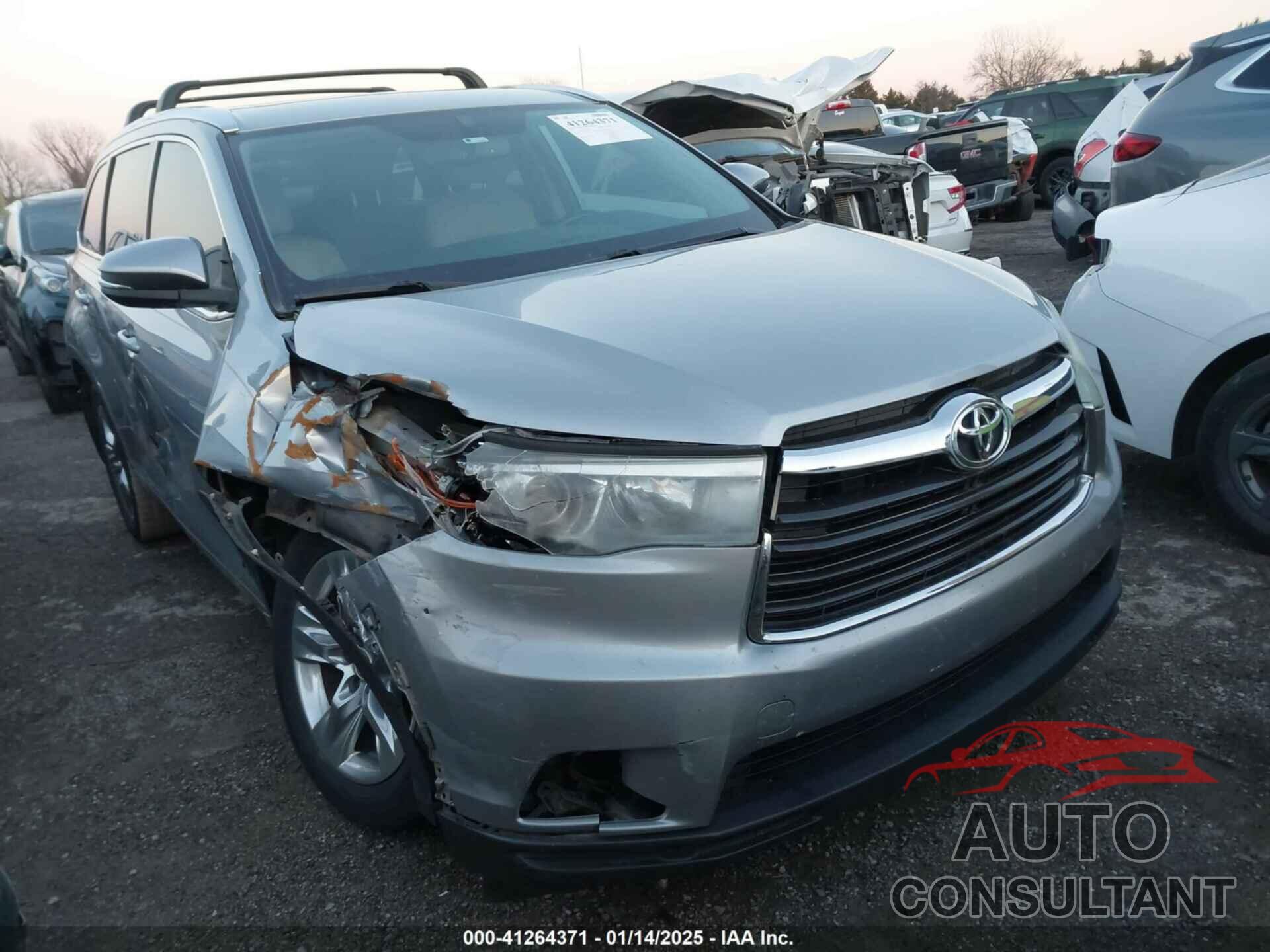 TOYOTA HIGHLANDER 2015 - 5TDYKRFH4FS040411